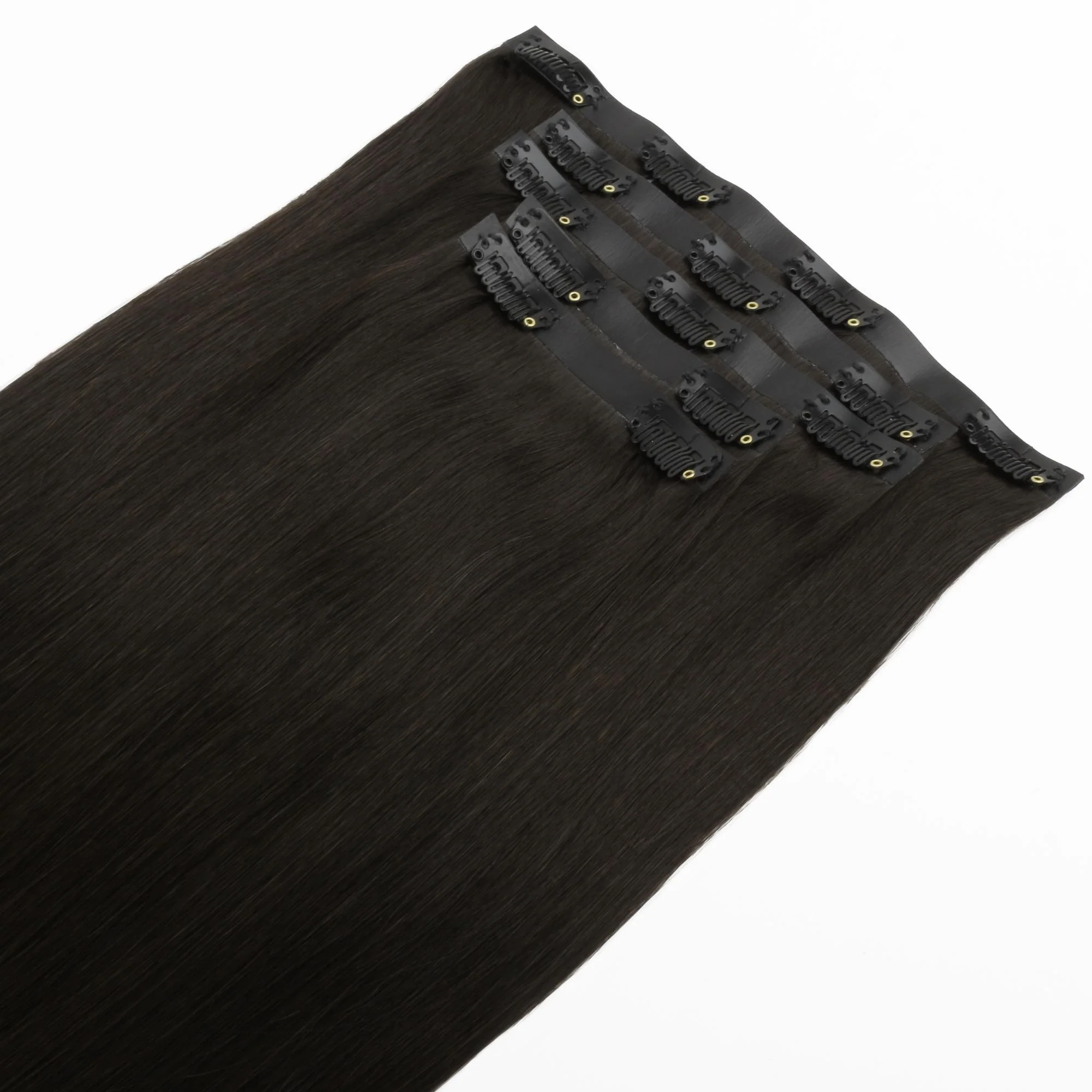16" Off Black Seamless Clip-ins (140g) - Image 8