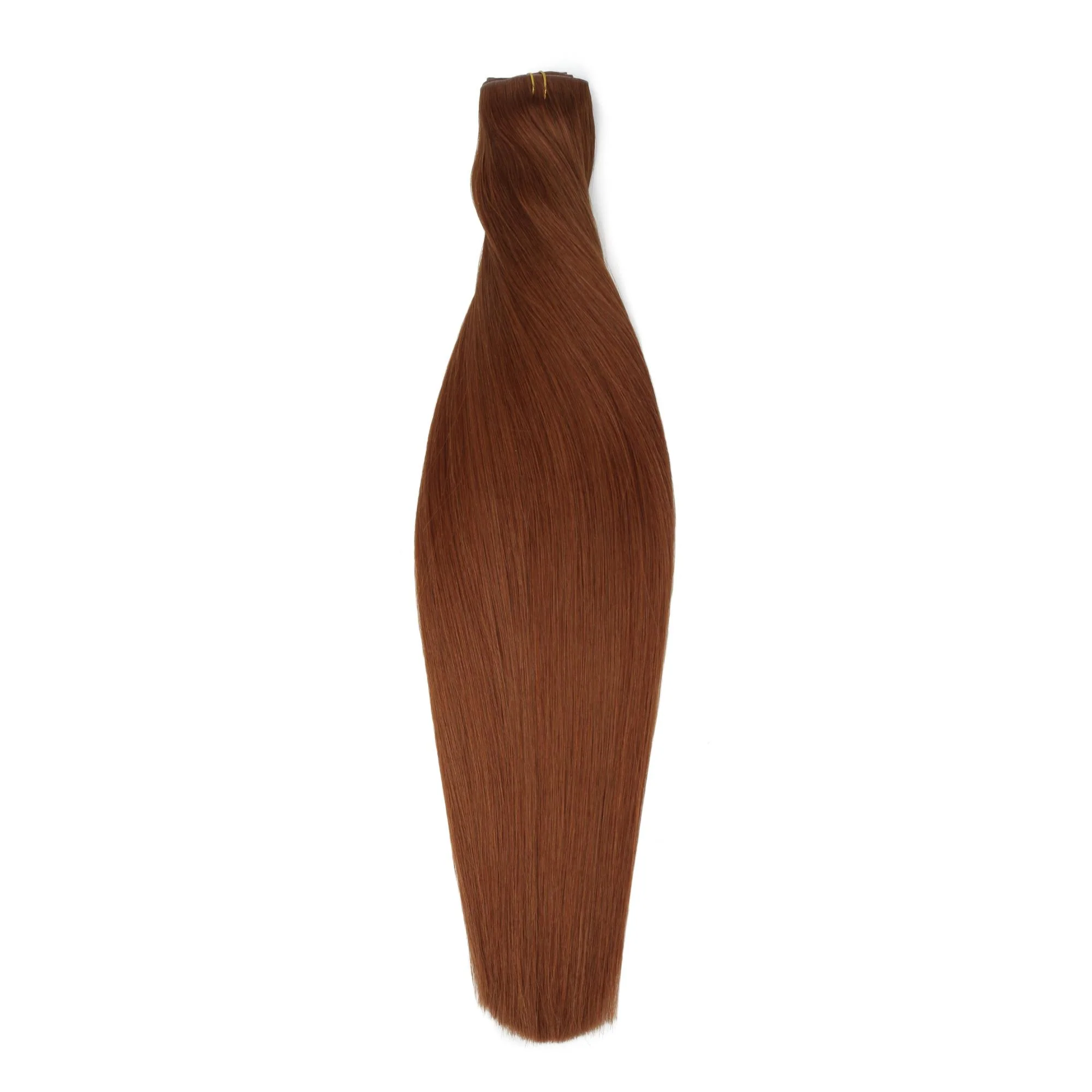 16" Rich Copper Auburn Invisible Clip-ins (140g) - Image 4