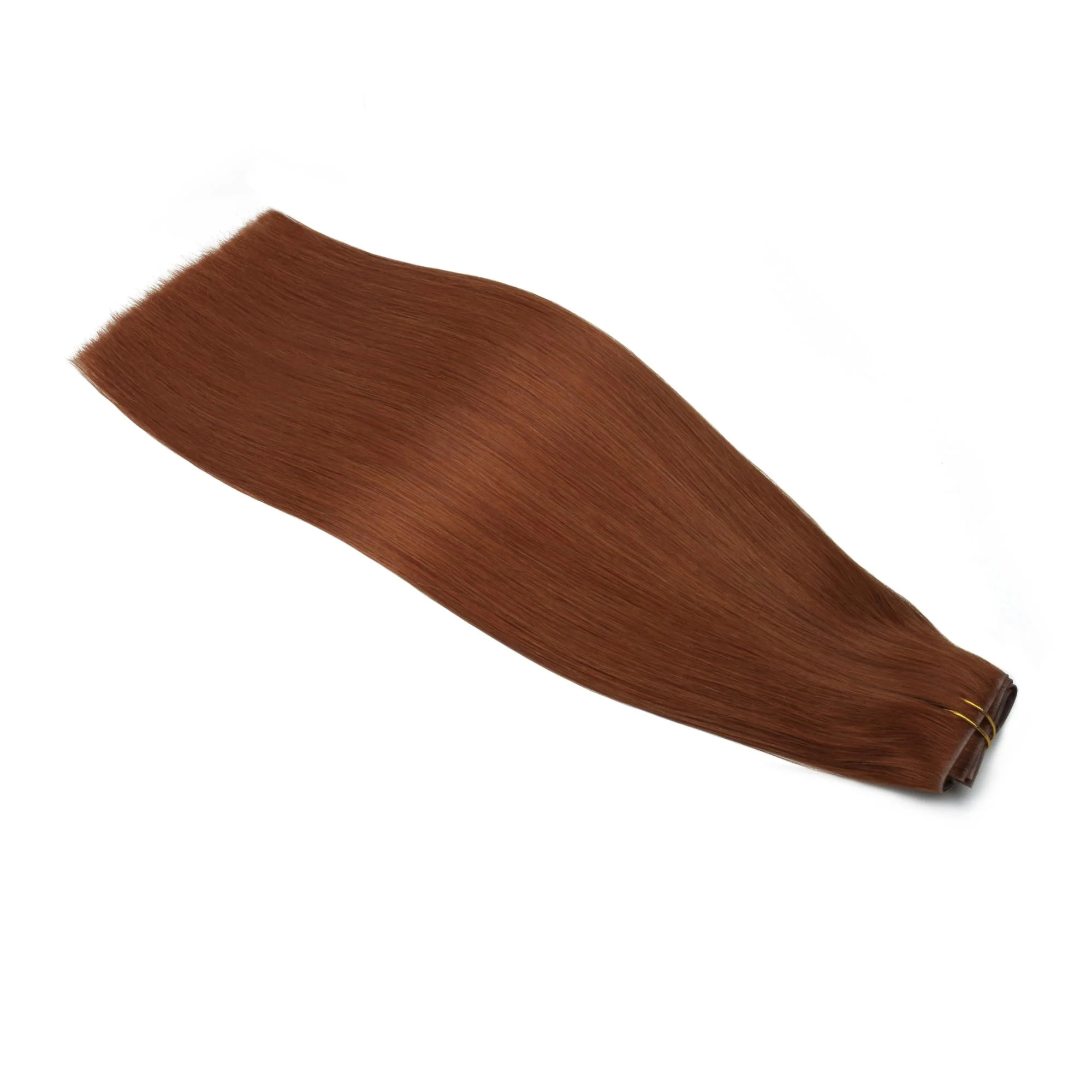 16" Rich Copper Auburn Invisible Clip-ins (140g) - Image 5