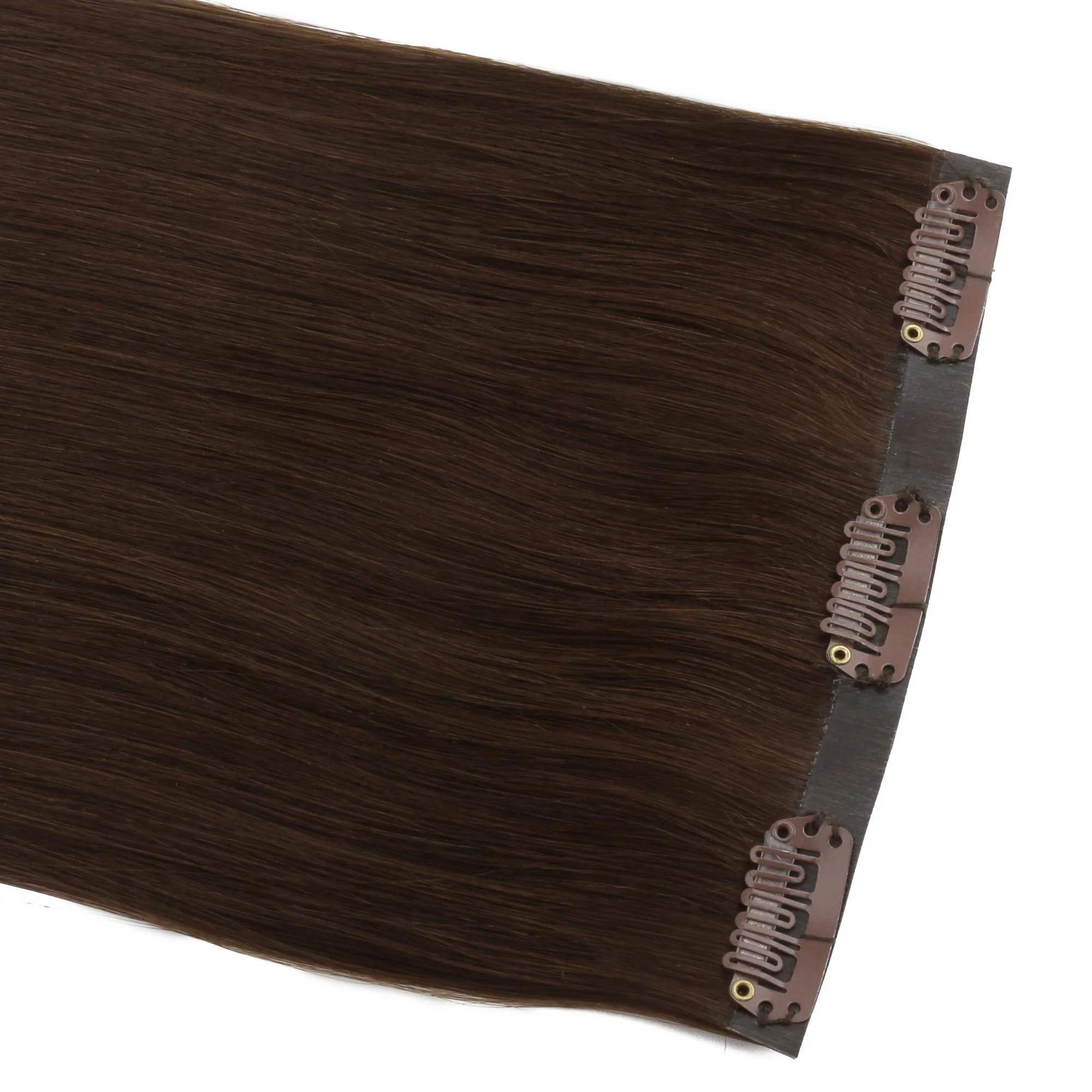 20" Dark Brown Seamless Clip-ins (180g) - Image 3