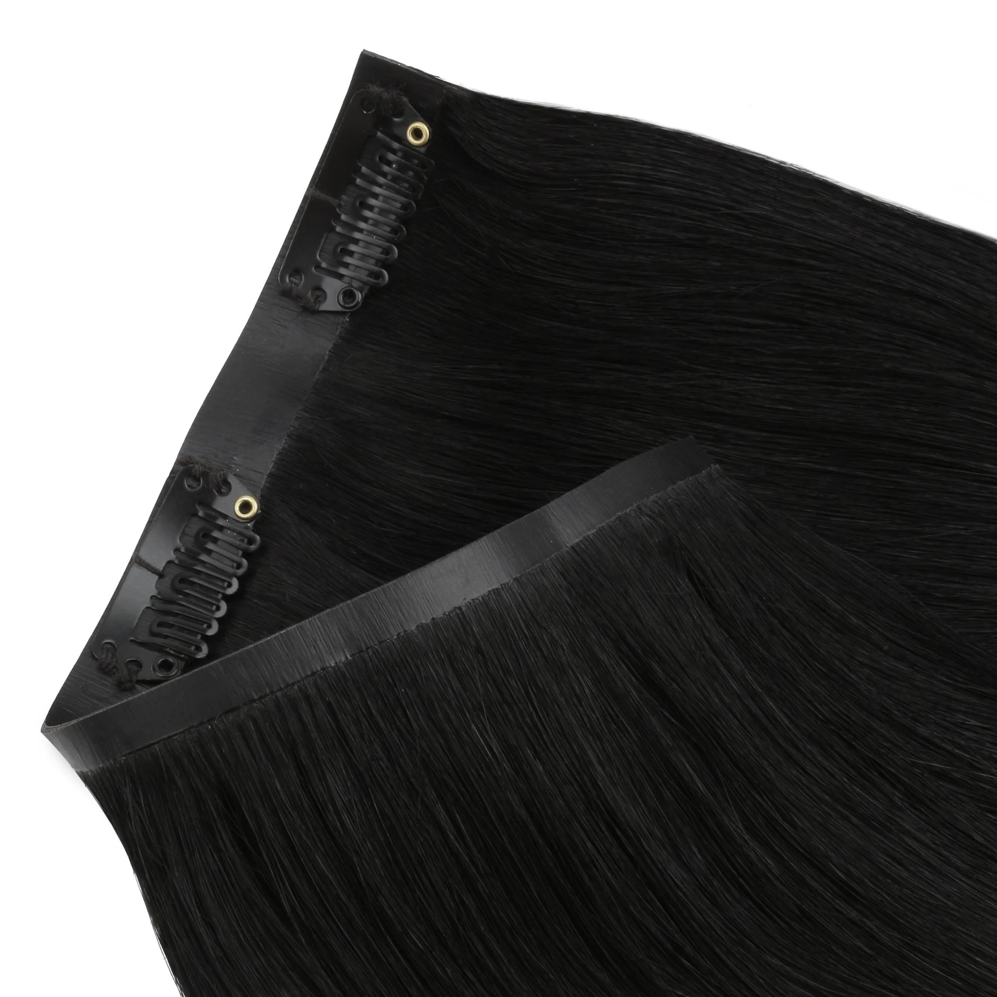 20" Jet Black Seamless Clip-ins (180g) - Image 7