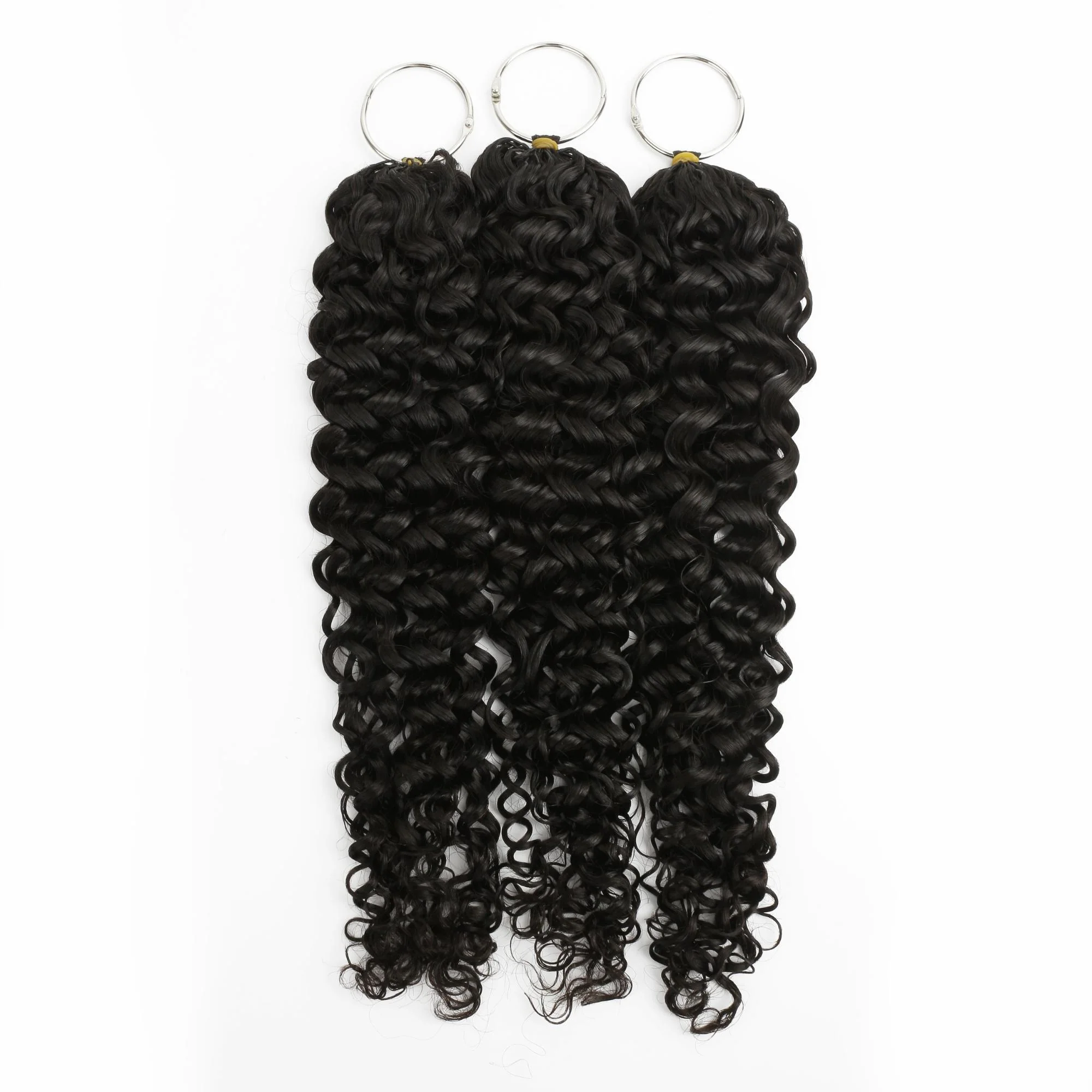20" Ocean Wave Feather Crochet Human Hair - Image 7