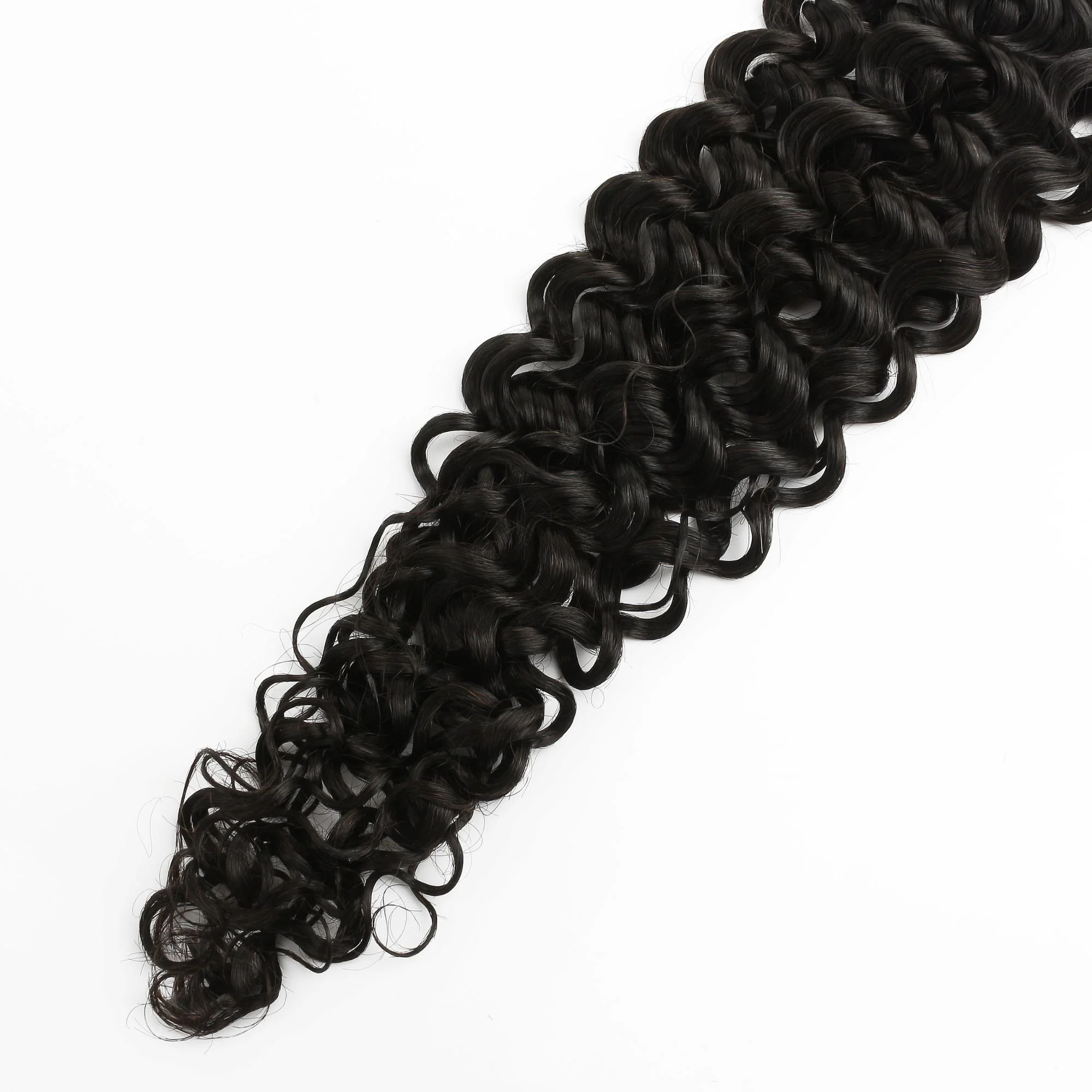 20" Ocean Wave Feather Crochet Human Hair - Image 8
