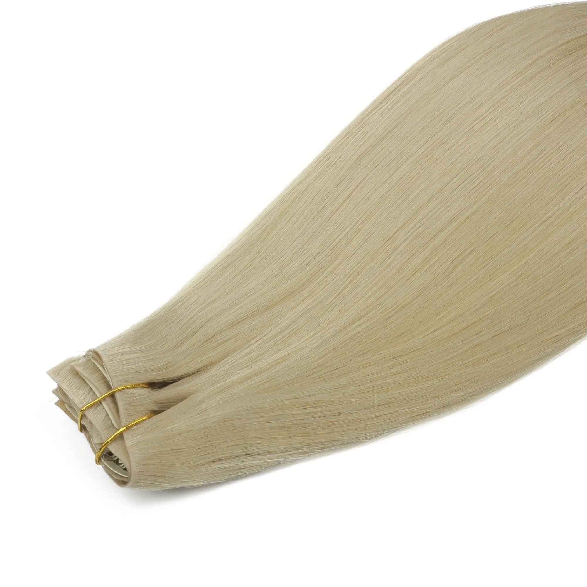20" Warm Honey Blonde Invisible Clip-ins (180g) - Image 8