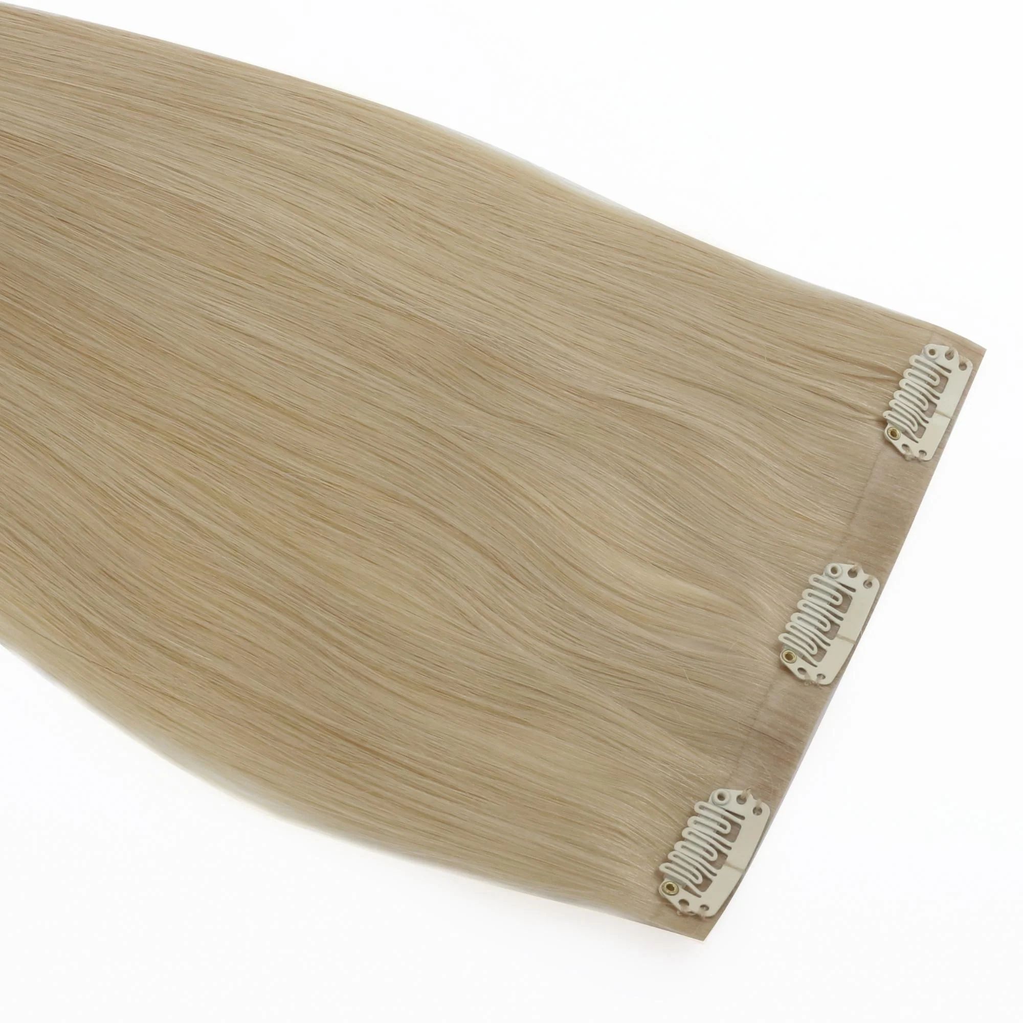20" Warm Honey Blonde Seamless Clip-ins (180g) - Image 4