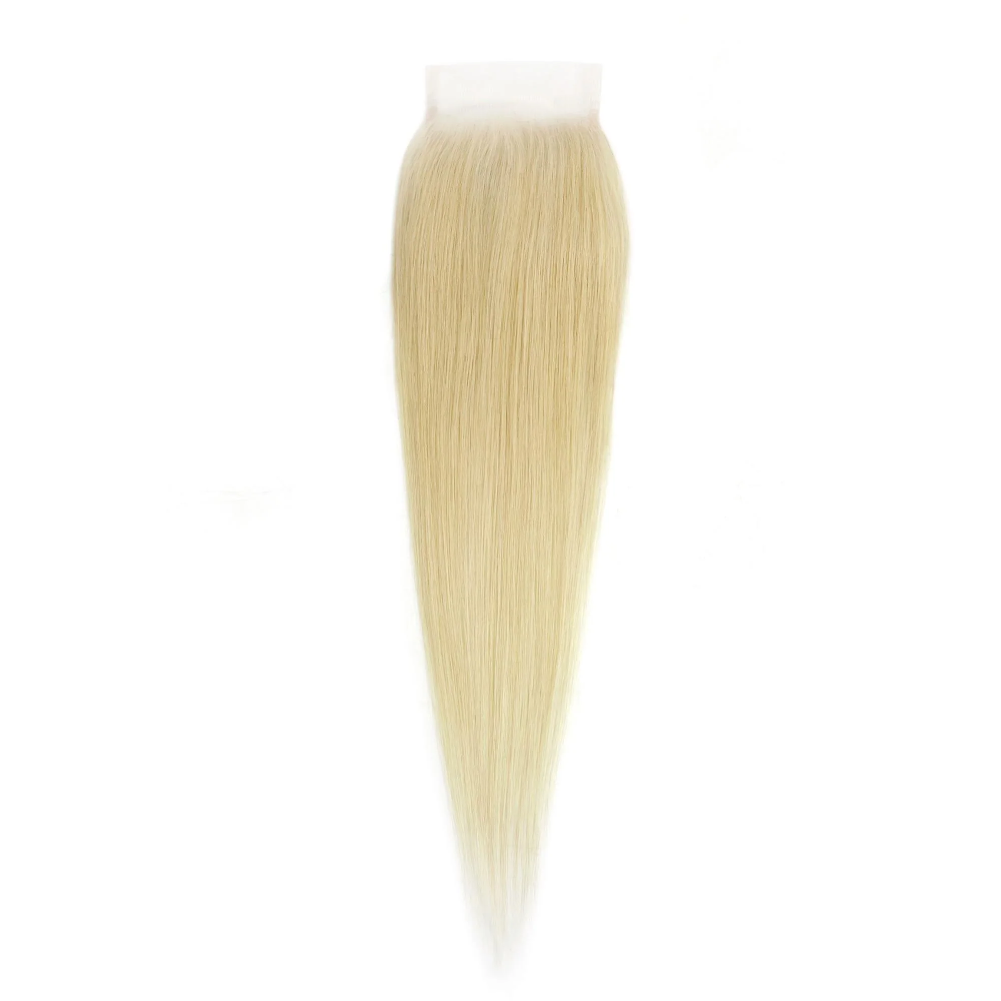 Blonde Straight 4x4 Transparent Lace Human Hair Closure - Image 4
