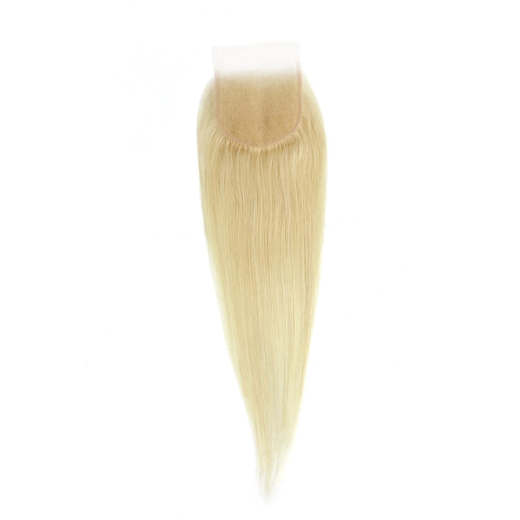 Blonde Straight 4x4 Transparent Lace Human Hair Closure - Image 5