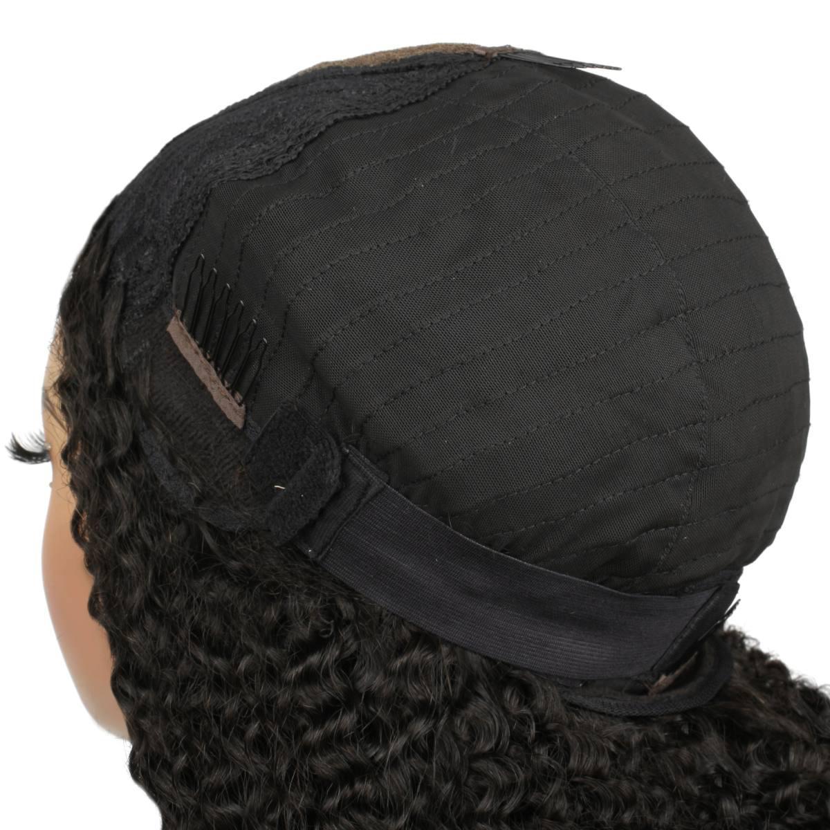 Afro Kinky Curly 2x6 HD Lace Closure 100% Human Hair Glueless Wig - Image 9