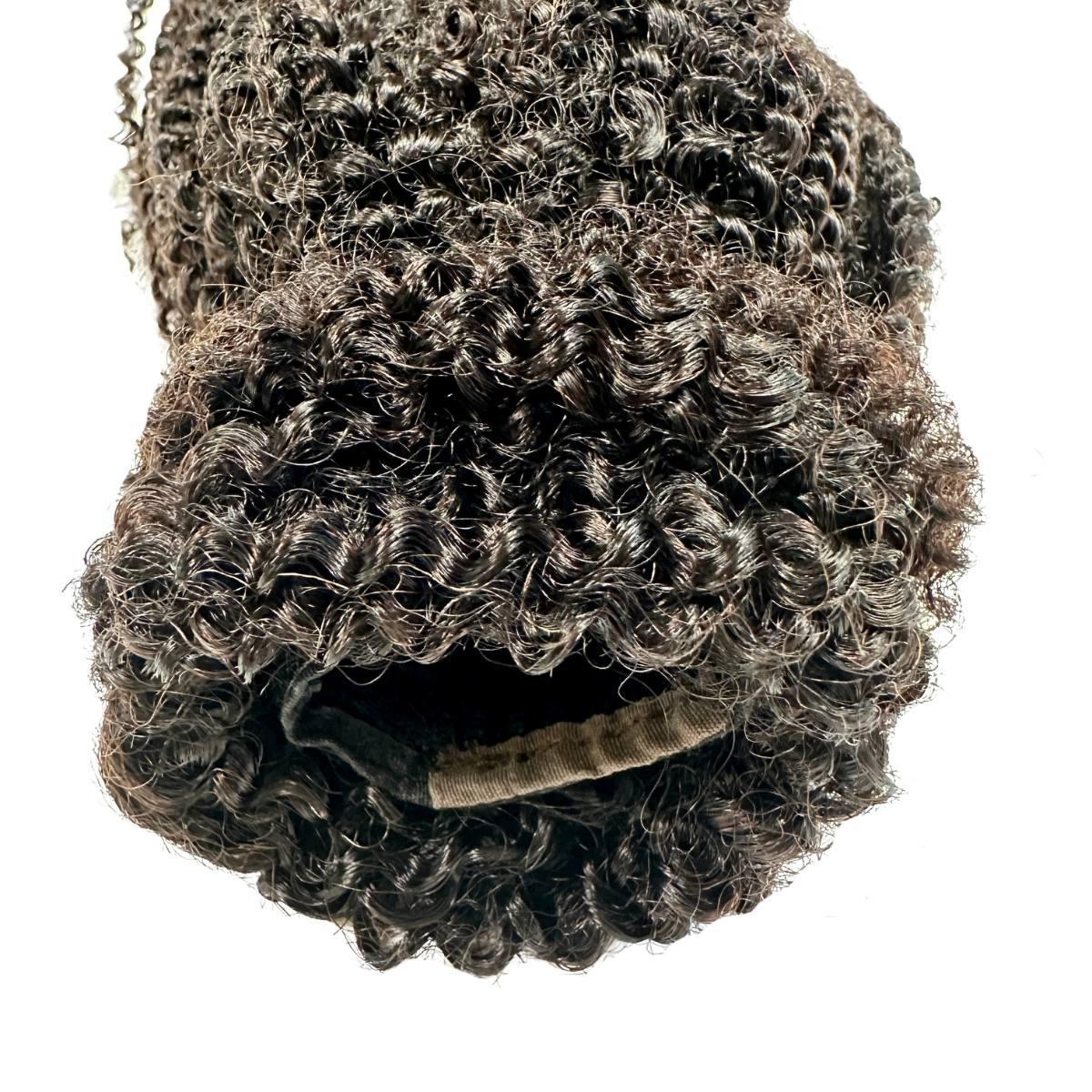 Afro Kinky Curly 100% Human Hair Ponytail Extension - Image 3