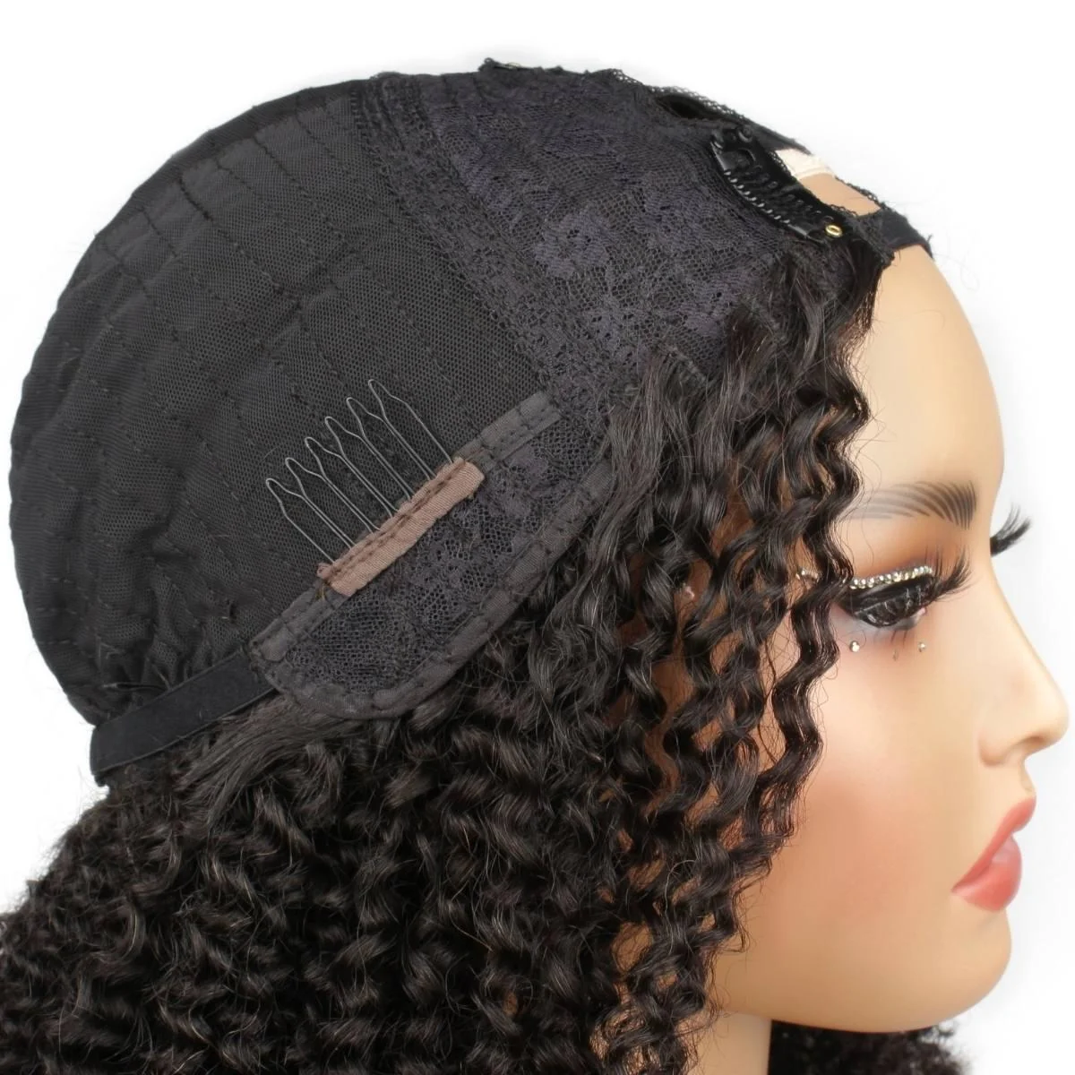 Afro Kinky Curly V Part 100% Human Hair Wig - Image 8