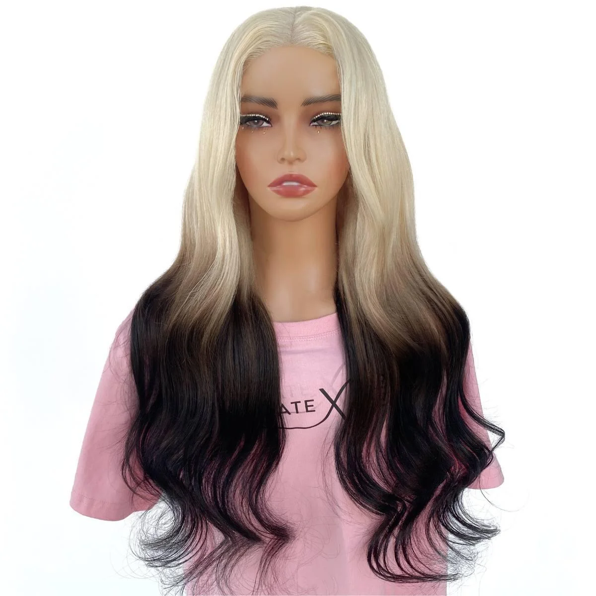 Raw Aurora Glueless 5x5 HD Lace Professionally Colored 100% Human Hair Closure Wig - Image 2
