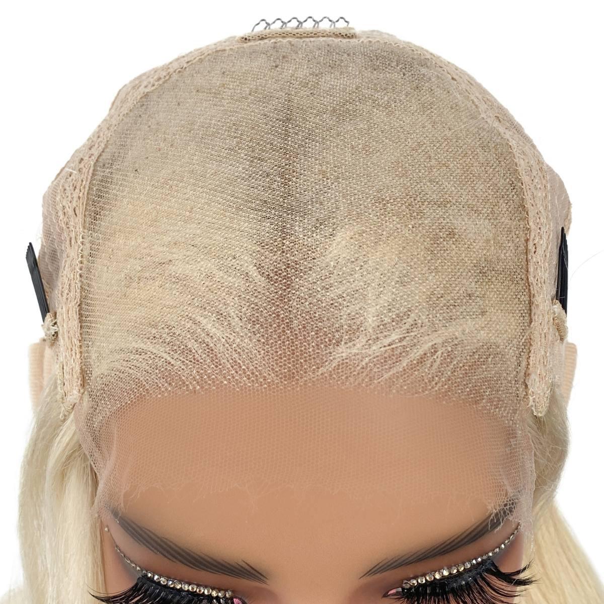 Raw Aurora Glueless 5x5 HD Lace Professionally Colored 100% Human Hair Closure Wig - Image 6