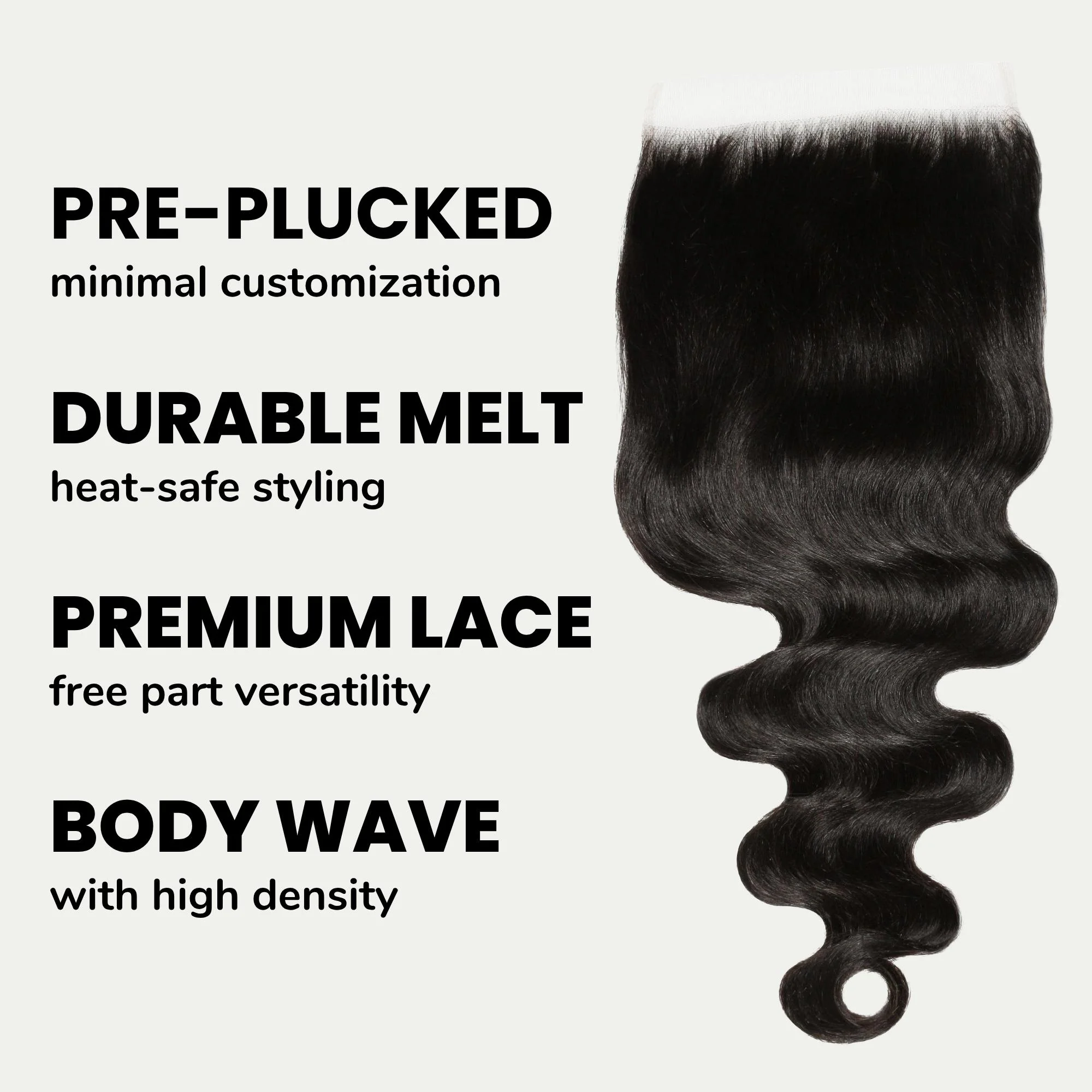 Body Wave 7x7 HD Lace Human Hair Closure - Image 3