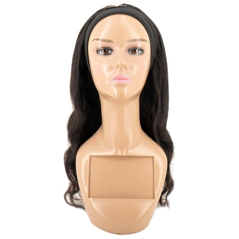 Body Wave Human Hair Headband Wig - Image 4