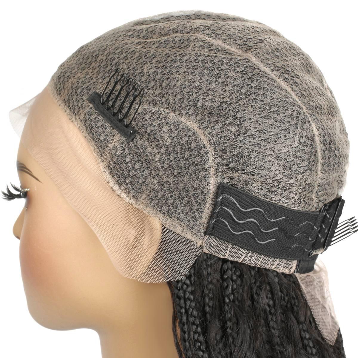 Boho Braid Full Lace Human Hair Blended Wig - Image 8