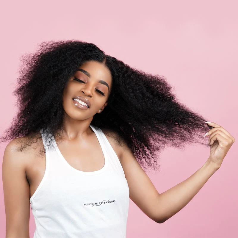 Afro Kinky Curly 100% Human Hair Bundles - Image 7
