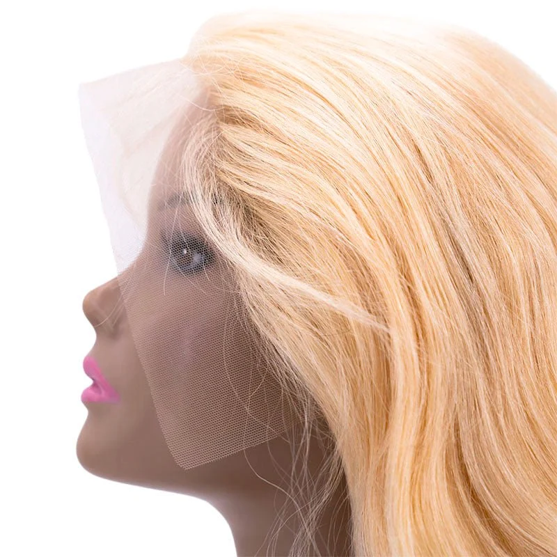Brazilian Blonde Body Wave 13x4 Transparent Lace Front Wig SALE - Image 5