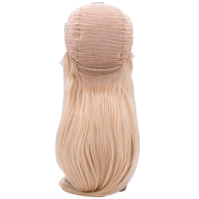 Brazilian Blonde Straight 13x4 Transparent Lace Front Human Hair Wig SALE - Image 8