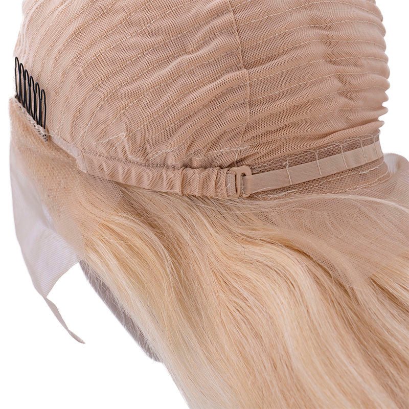 Brazilian Blonde Straight 13x4 Transparent Lace Front Human Hair Wig SALE - Image 9