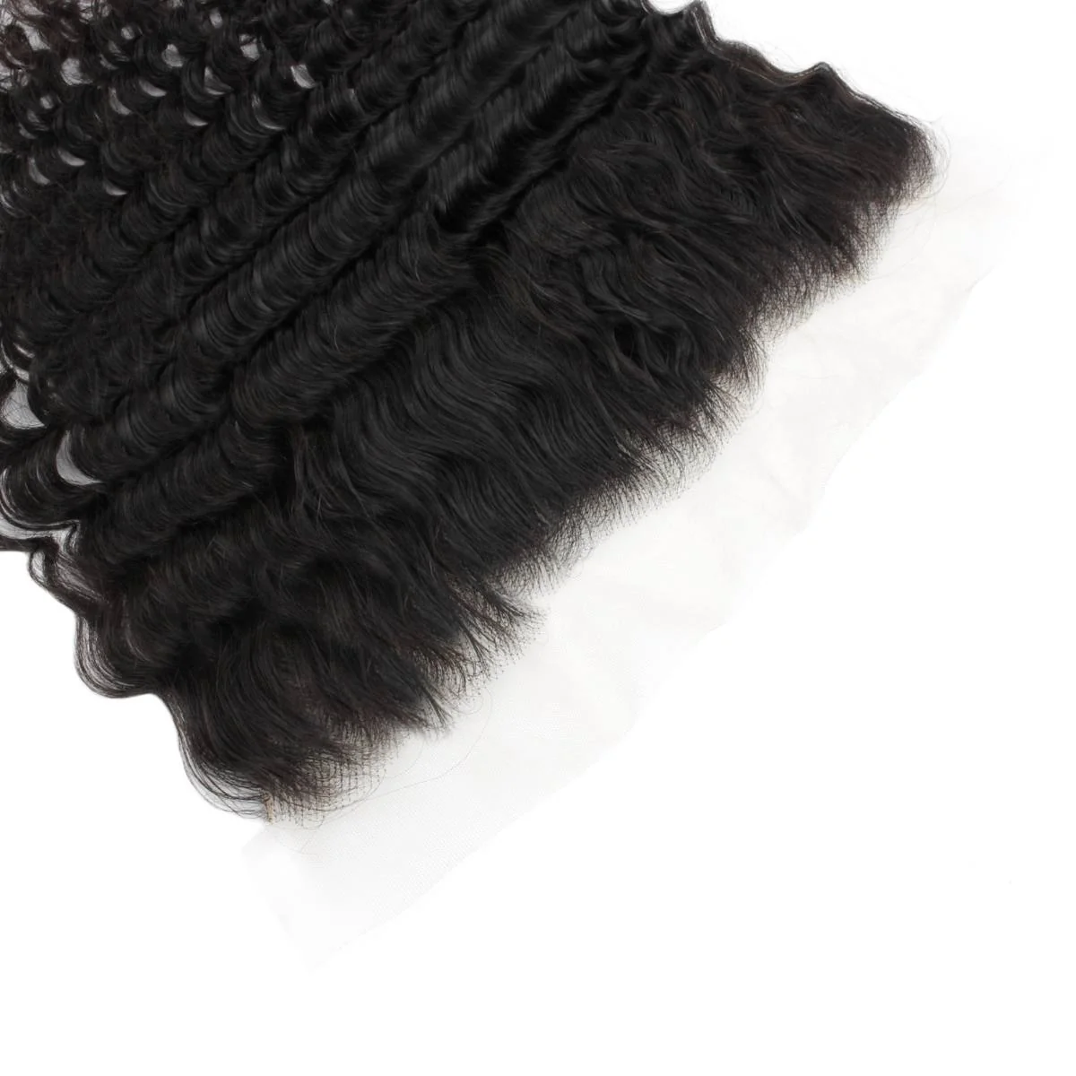 Deep Wave 13x4 Transparent Lace Human Hair Frontal - Image 10