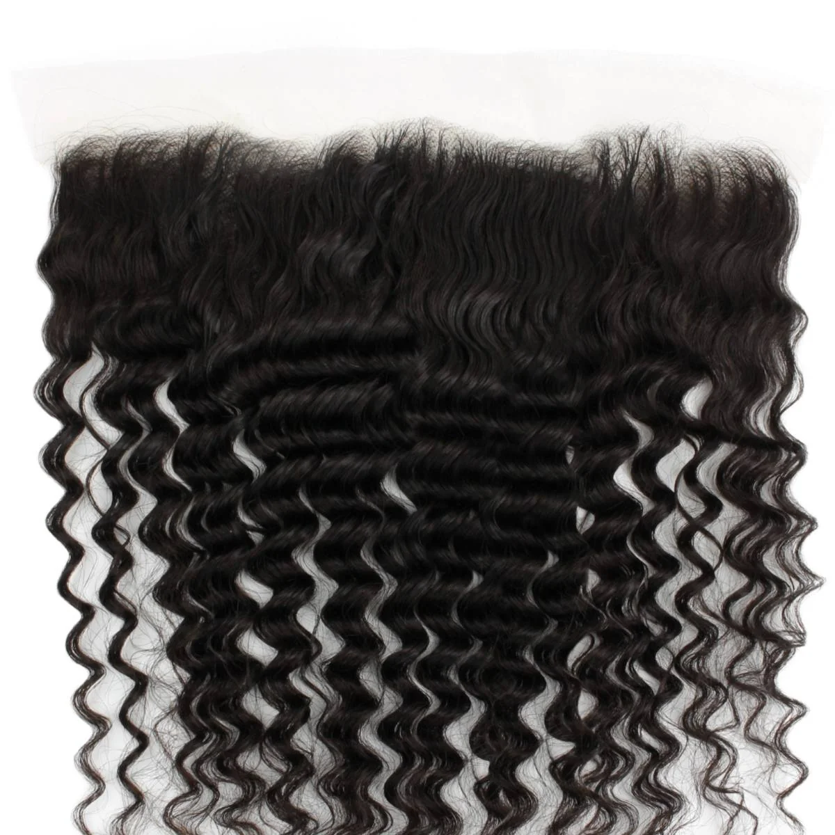Deep Wave 13x4 Transparent Lace Human Hair Frontal - Image 4