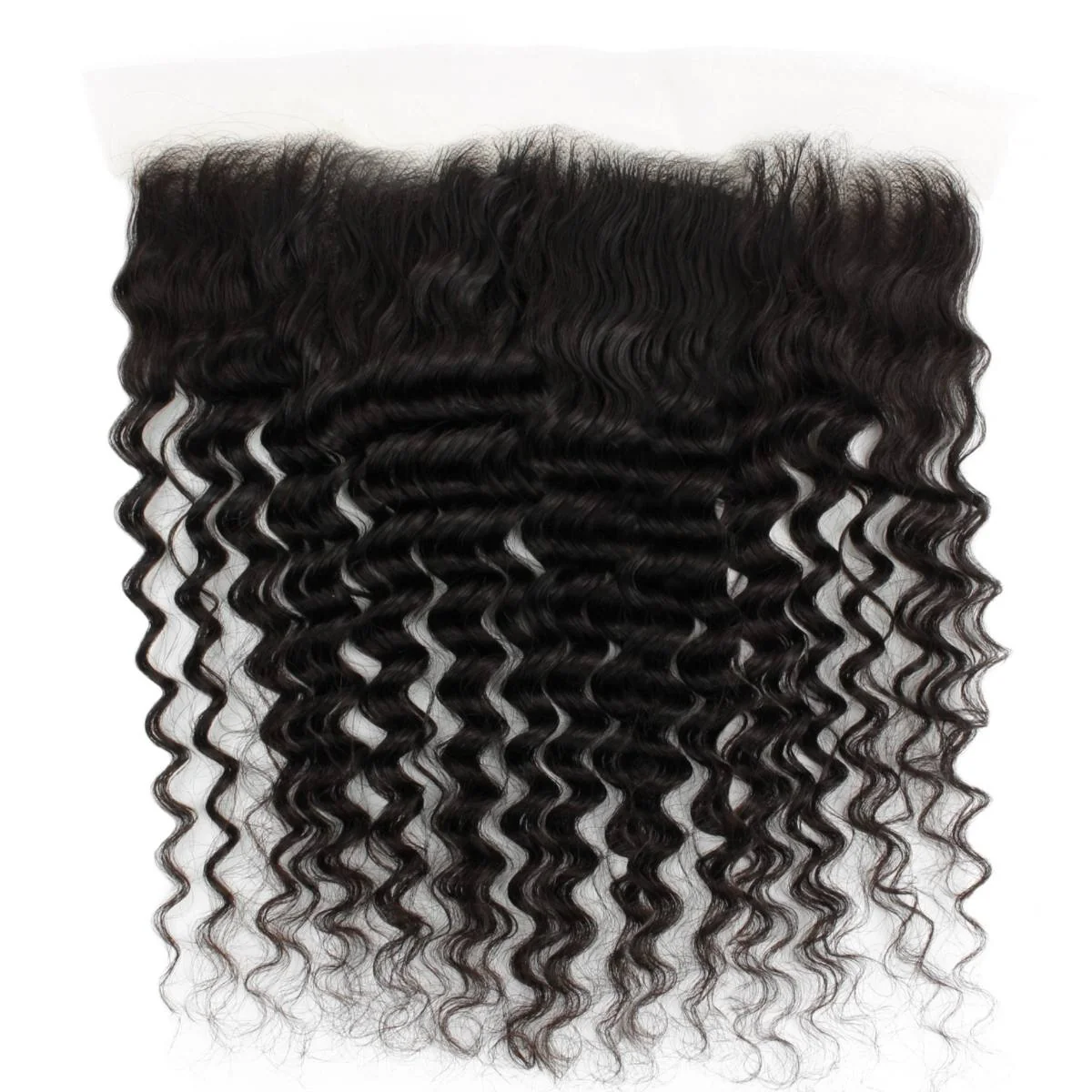 Deep Wave 13x4 Transparent Lace Human Hair Frontal - Image 8
