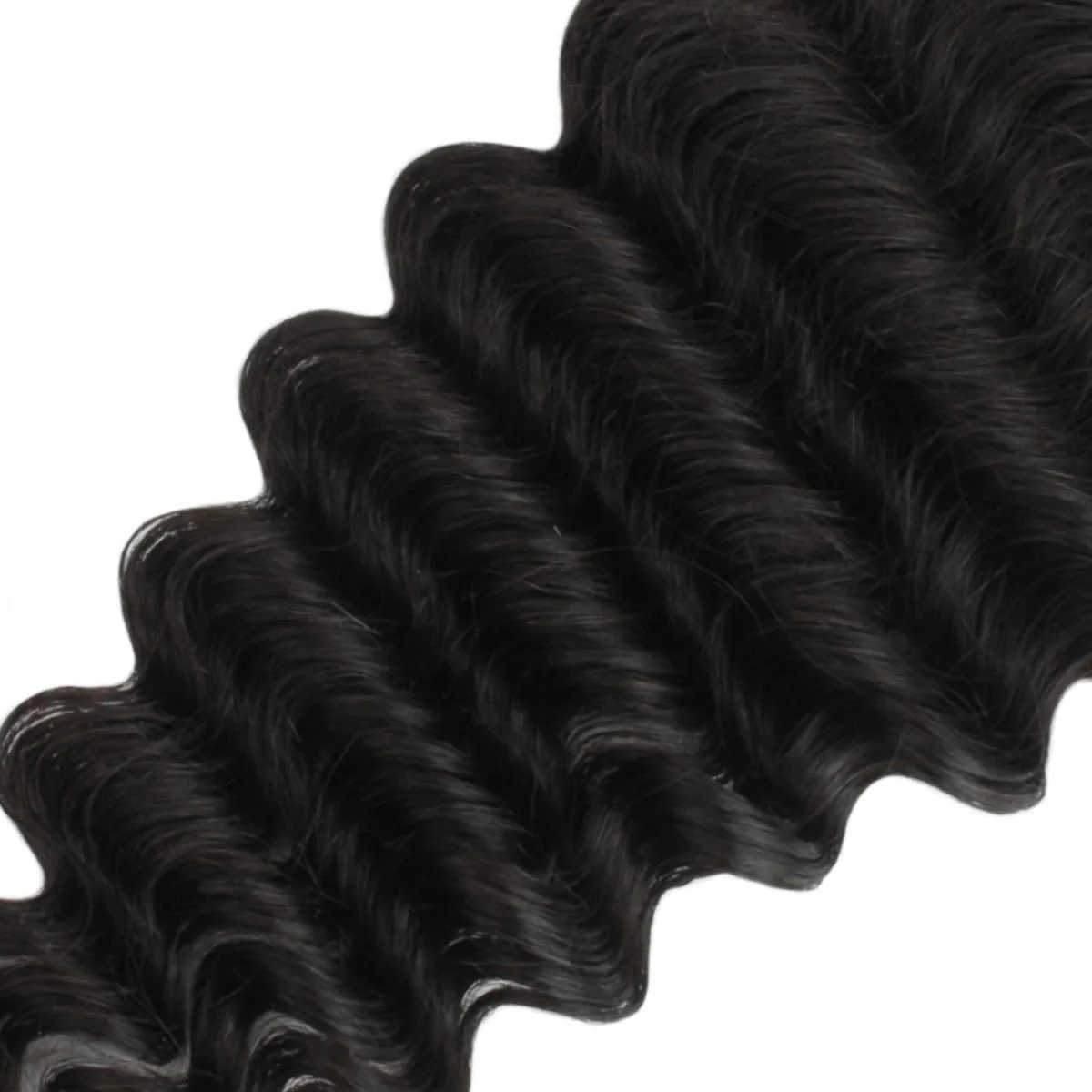 Deep Wave 4x4 Transparent Lace Human Hair Closure - Image 6
