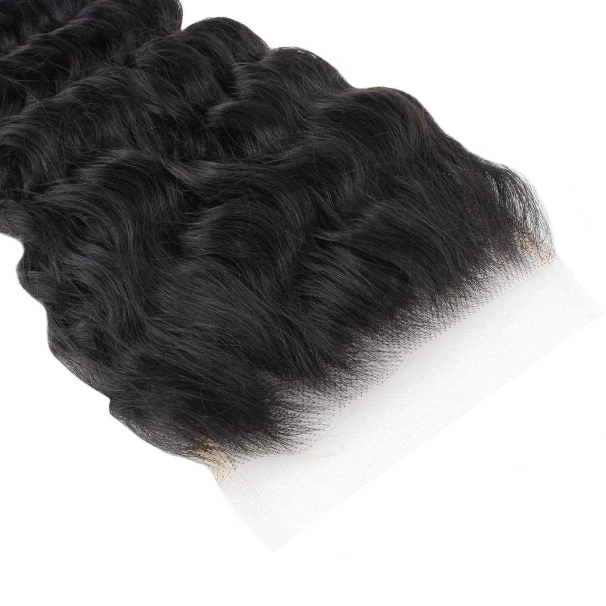 Deep Wave 5x5 Transparent Lace Human Hair Closure - Image 10