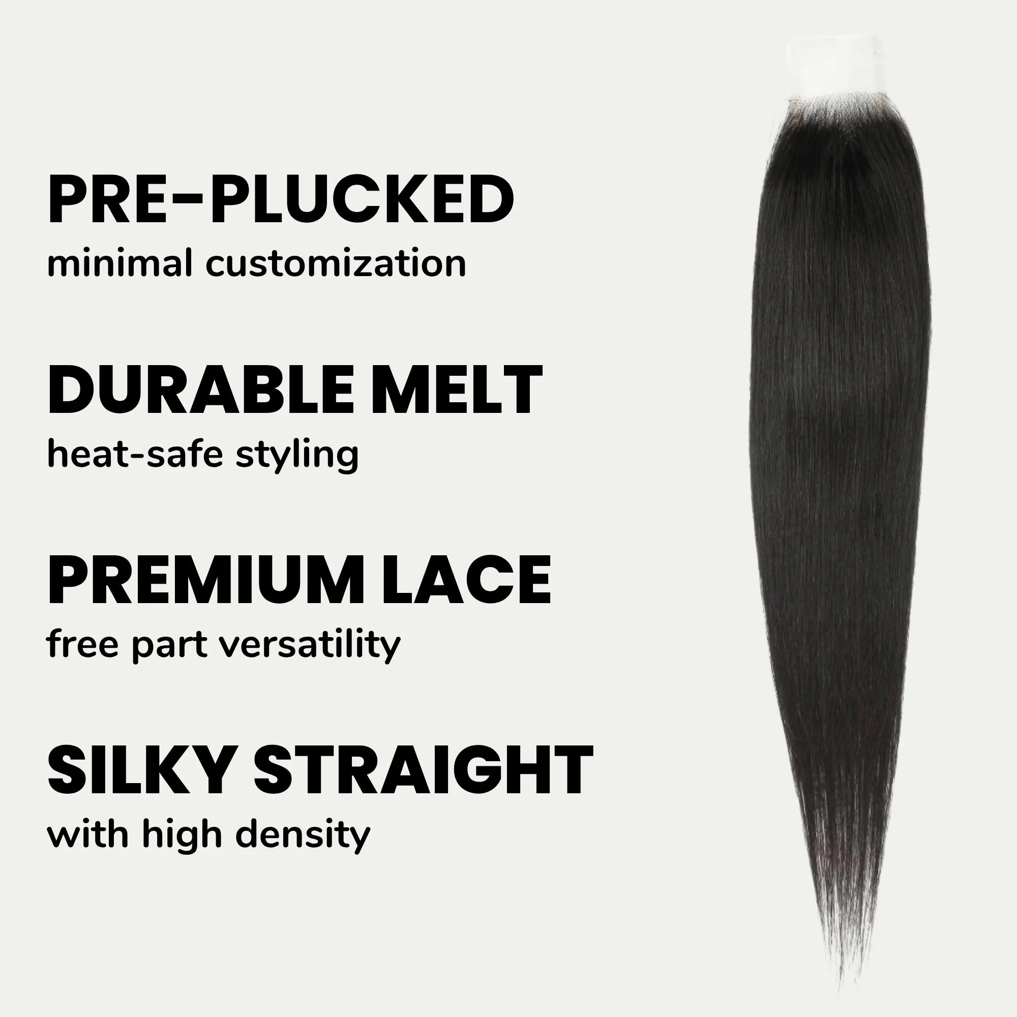 Brazilian Silky Straight 2x6 HD Lace Human Hair Closure - Image 3