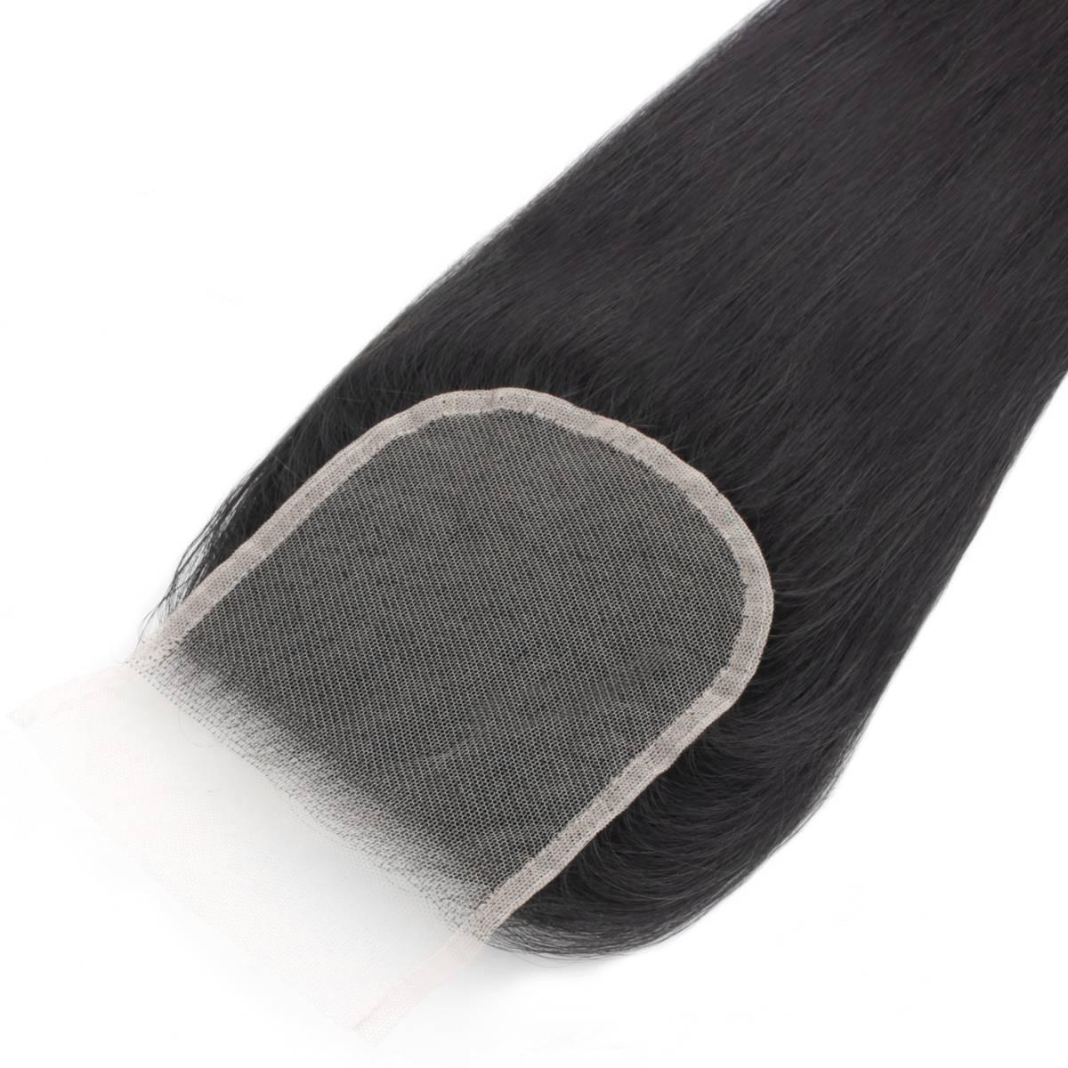 Brazilian Silky Straight 4x4 Transparent Lace Human Hair Closure - Image 8