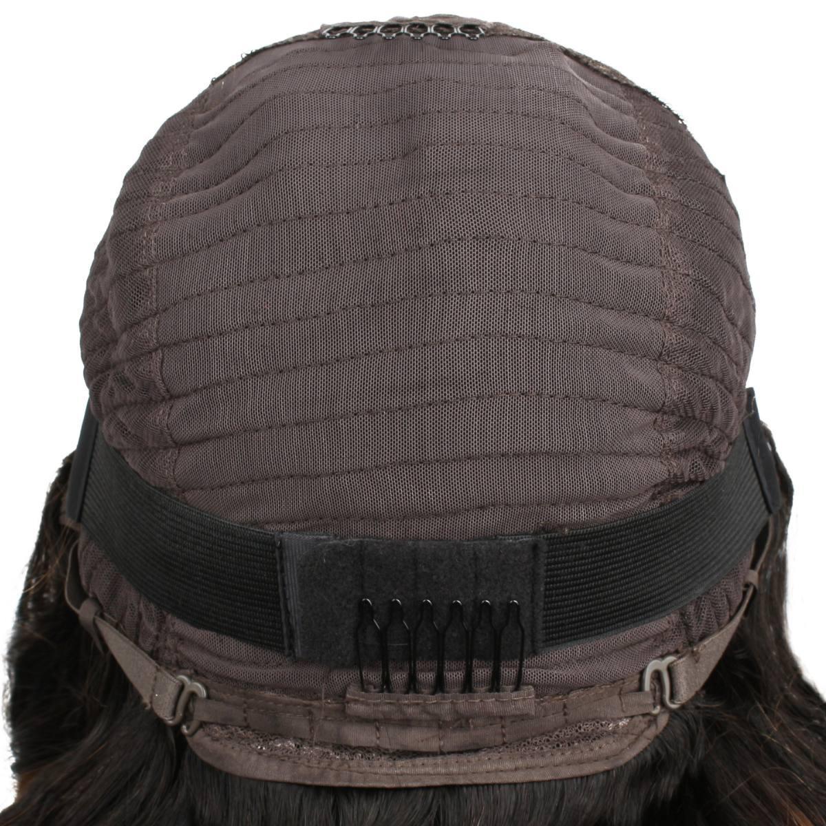 Brown Ombre Wavy 5x5 Transparent Closure Wig - Image 10
