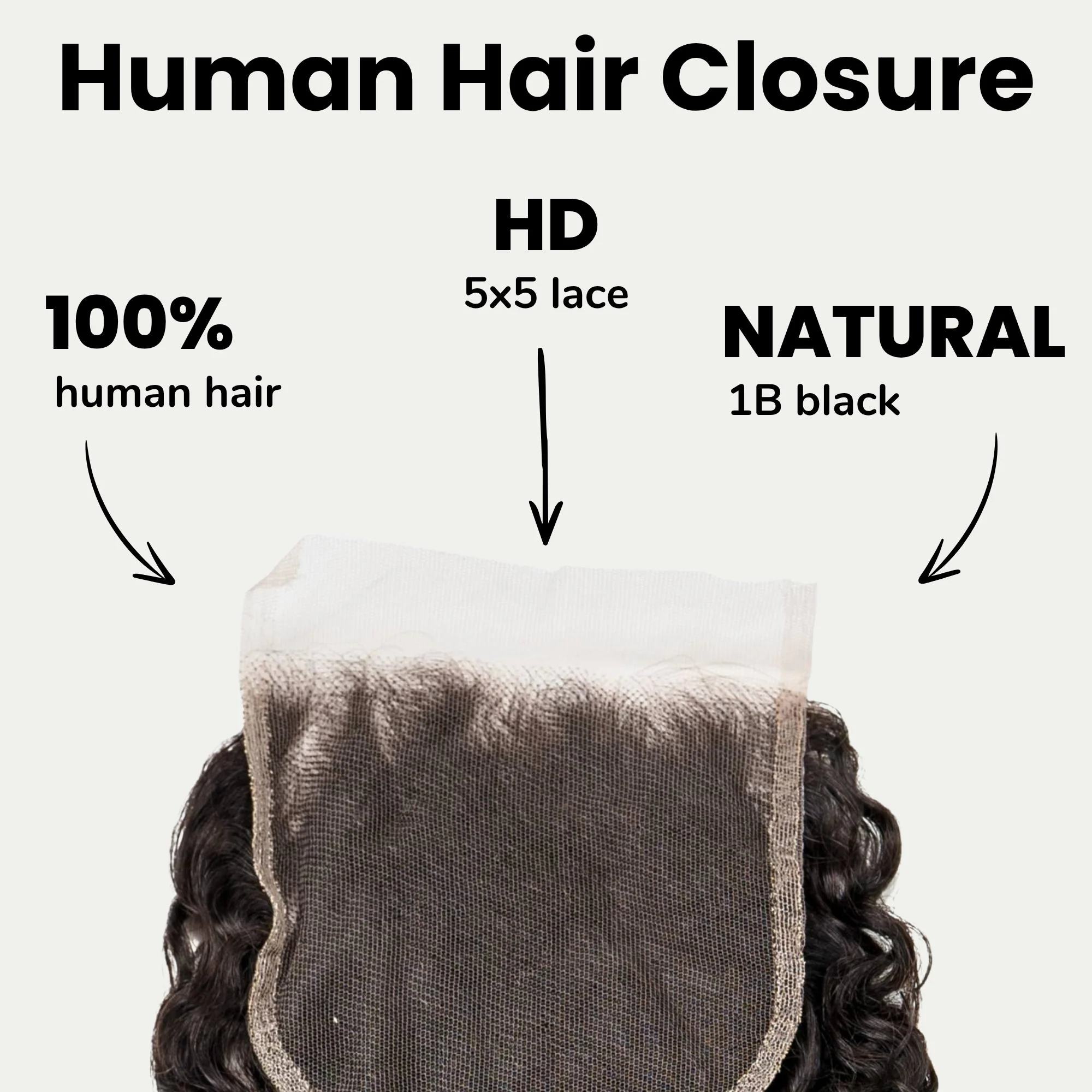 Burmese Curly 5x5 HD Lace Human Hair Closure - Image 2