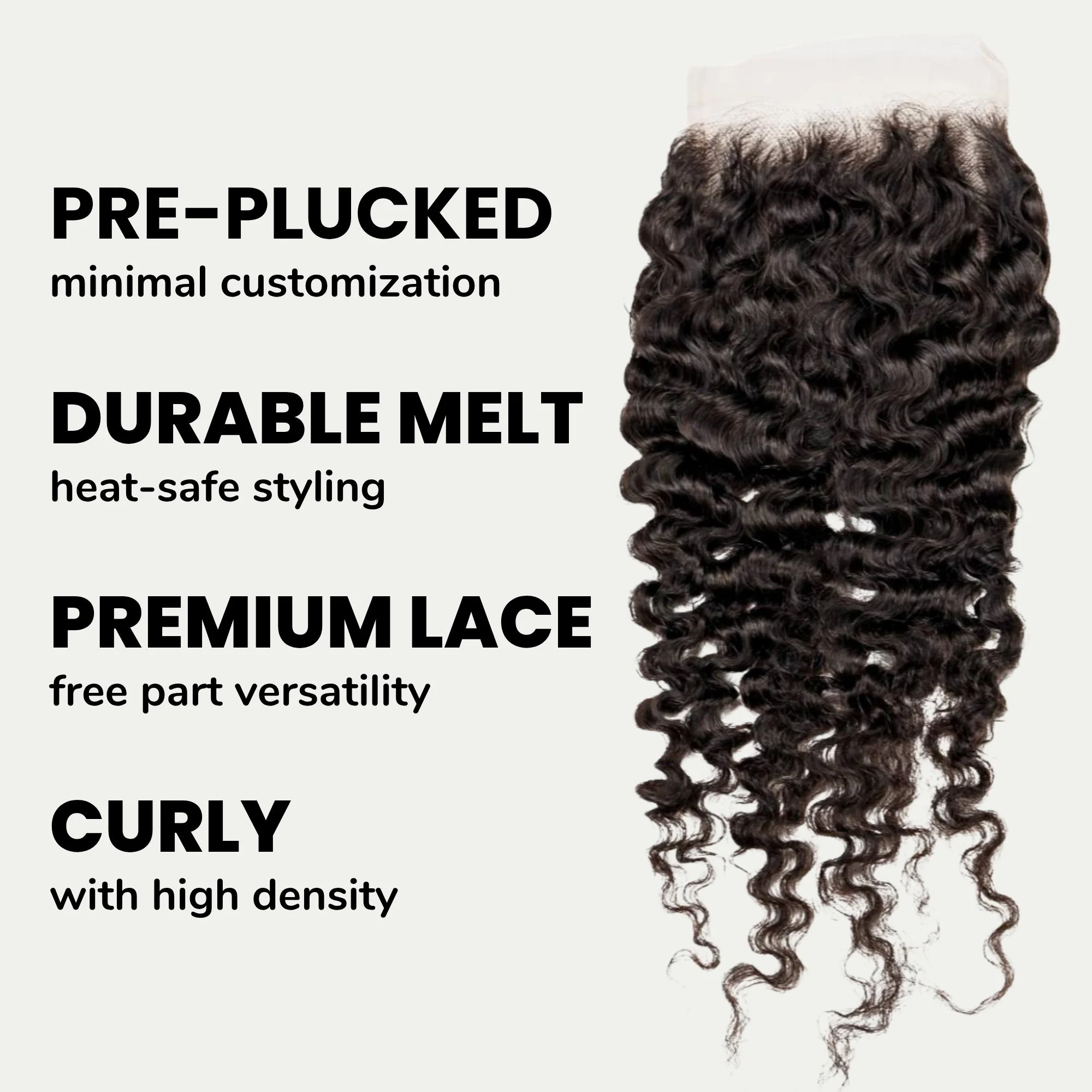 Burmese Curly 5x5 HD Lace Human Hair Closure - Image 3