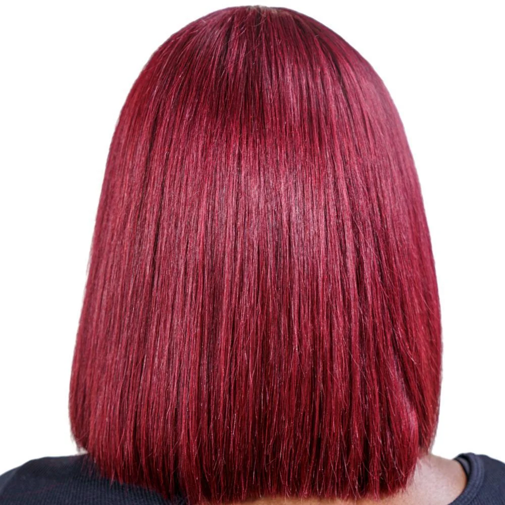 Cherry 13x4 Transparent Lace Front 100% Human Hair Bob Wig - Image 6