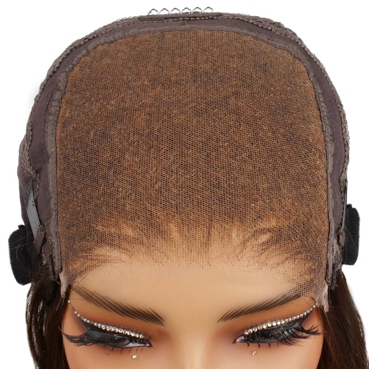 Dark Brown Glueless 5x5 HD Closure Bob 12" SALE - Image 5