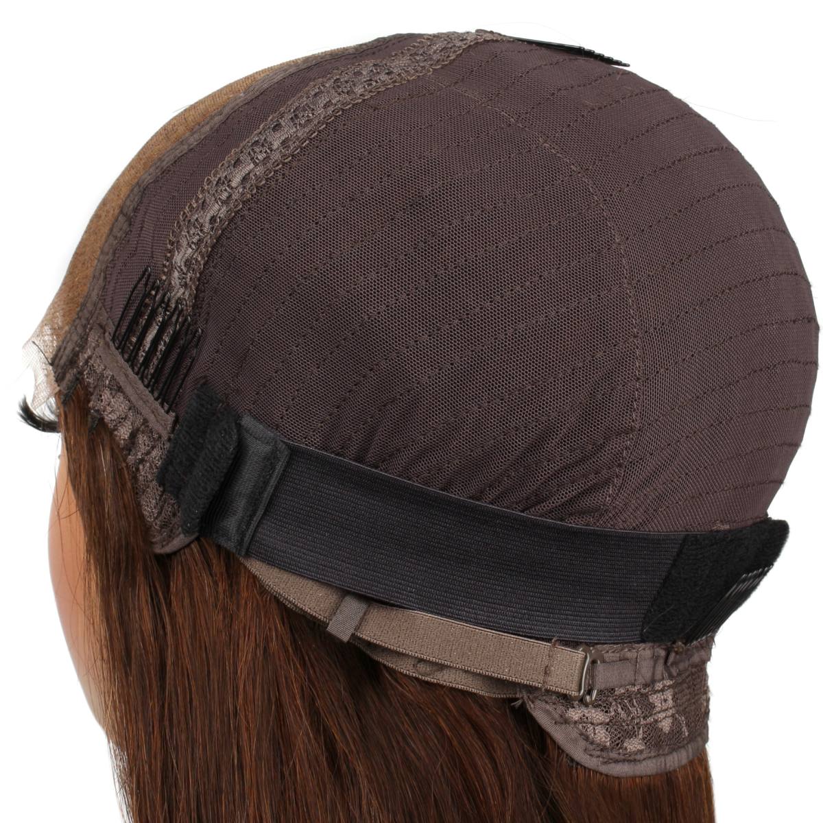 Dark Brown Glueless 5x5 HD Closure Bob 12" SALE - Image 7