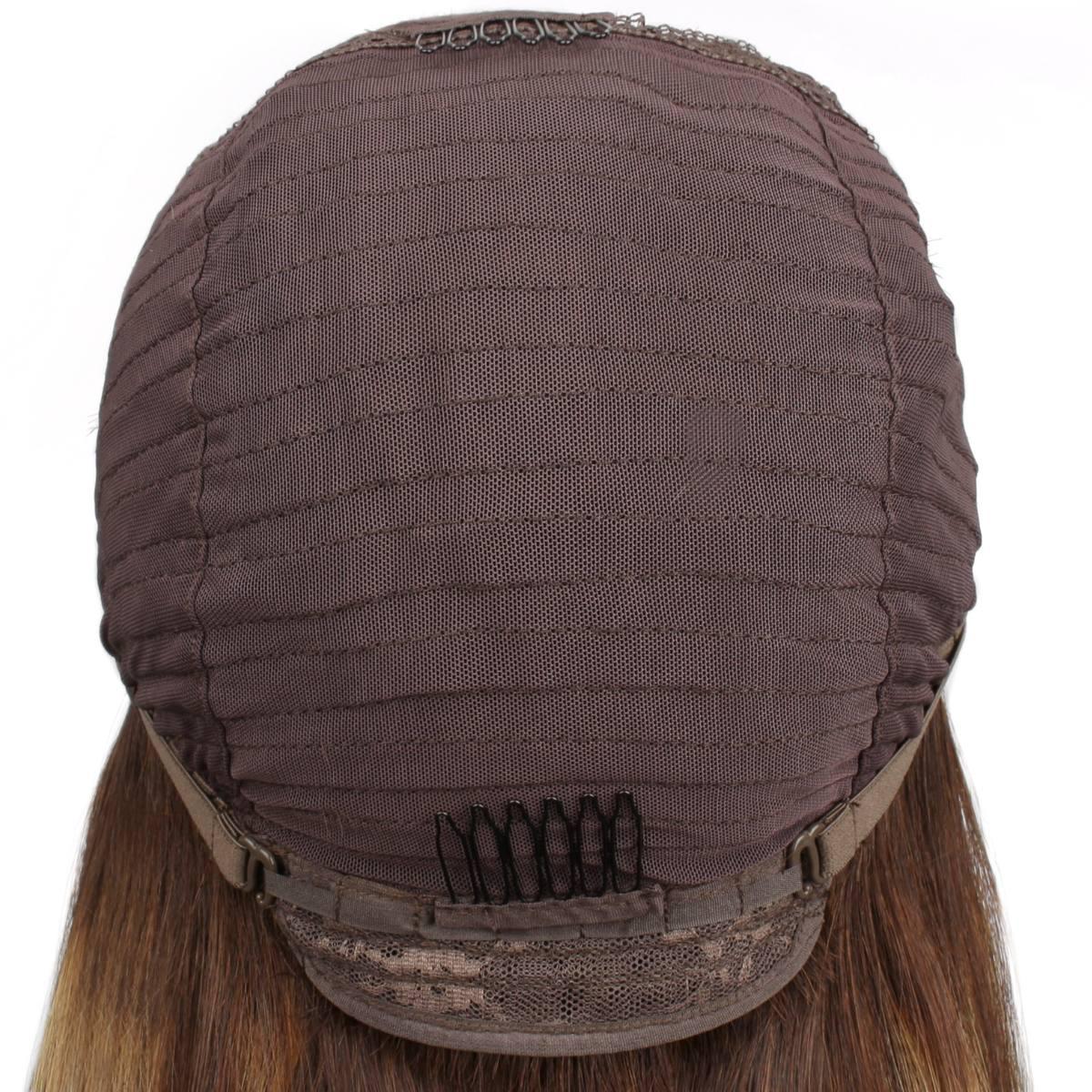 Dark Highlight Straight 5x5 HD Closure Wig - Image 11