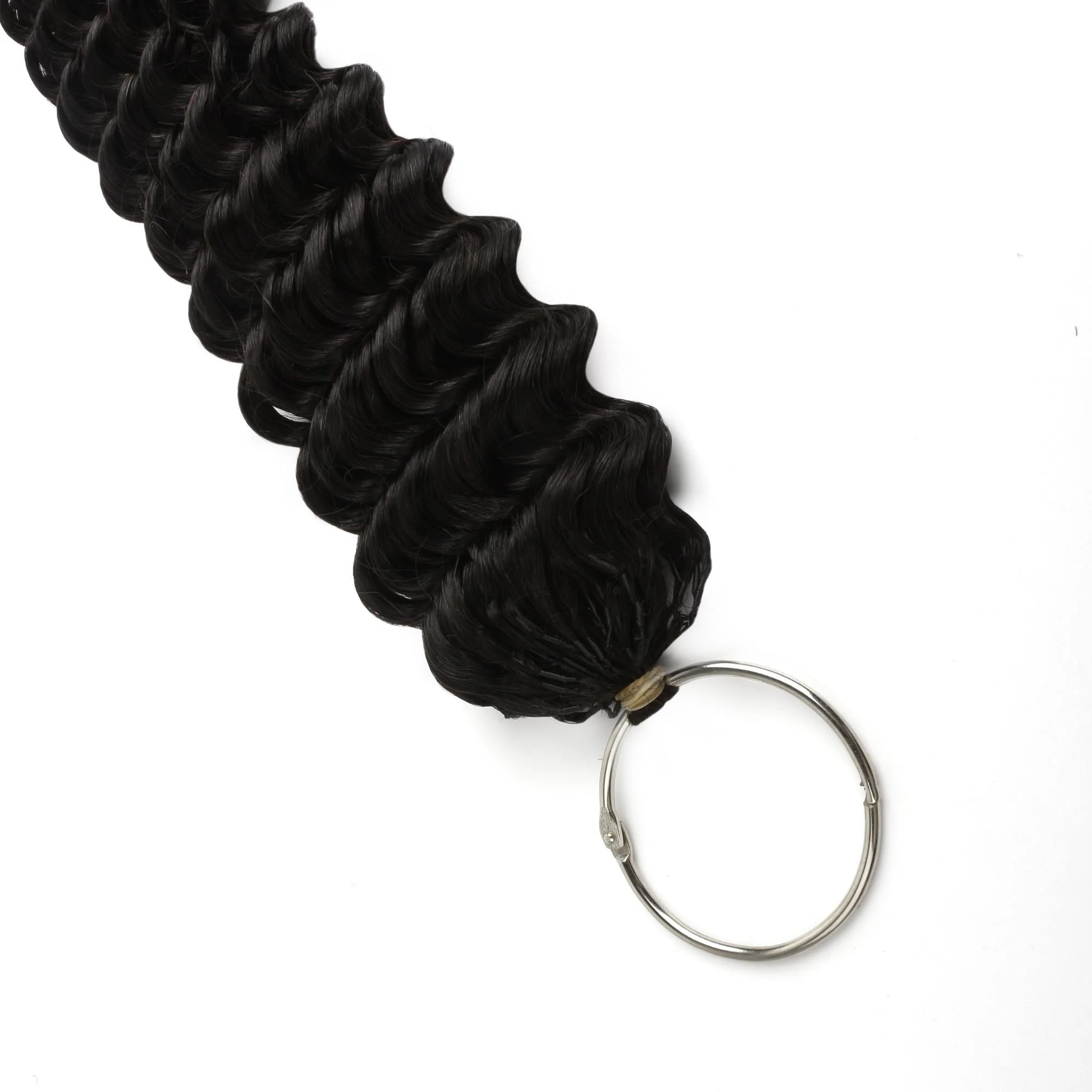 20" Deep Wave Feather Crochet Human Hair - Image 7
