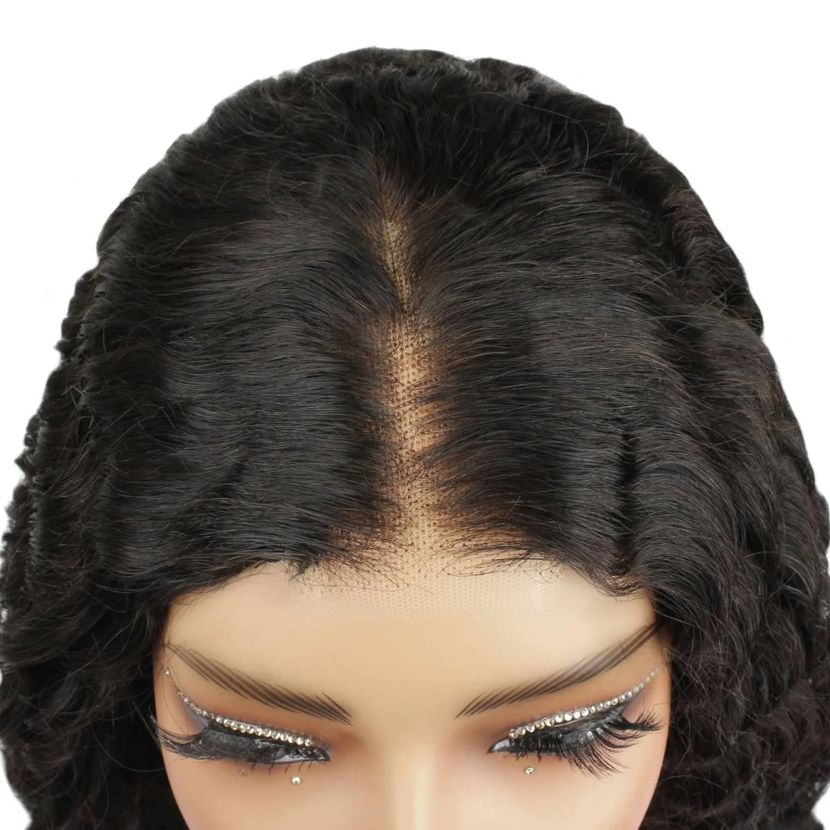 Demi Wylie 2x6 HD Lace Closure Deep Wave 100% Human Hair Pop On Wig - Image 6