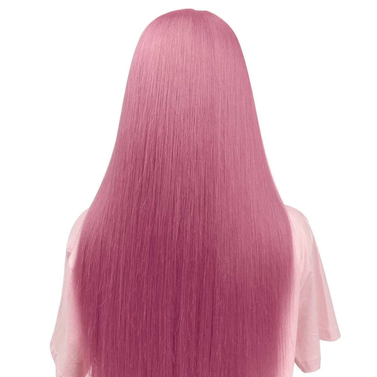 Fuchsia Straight 13x4 Transparent Lace Front Wig - Image 5