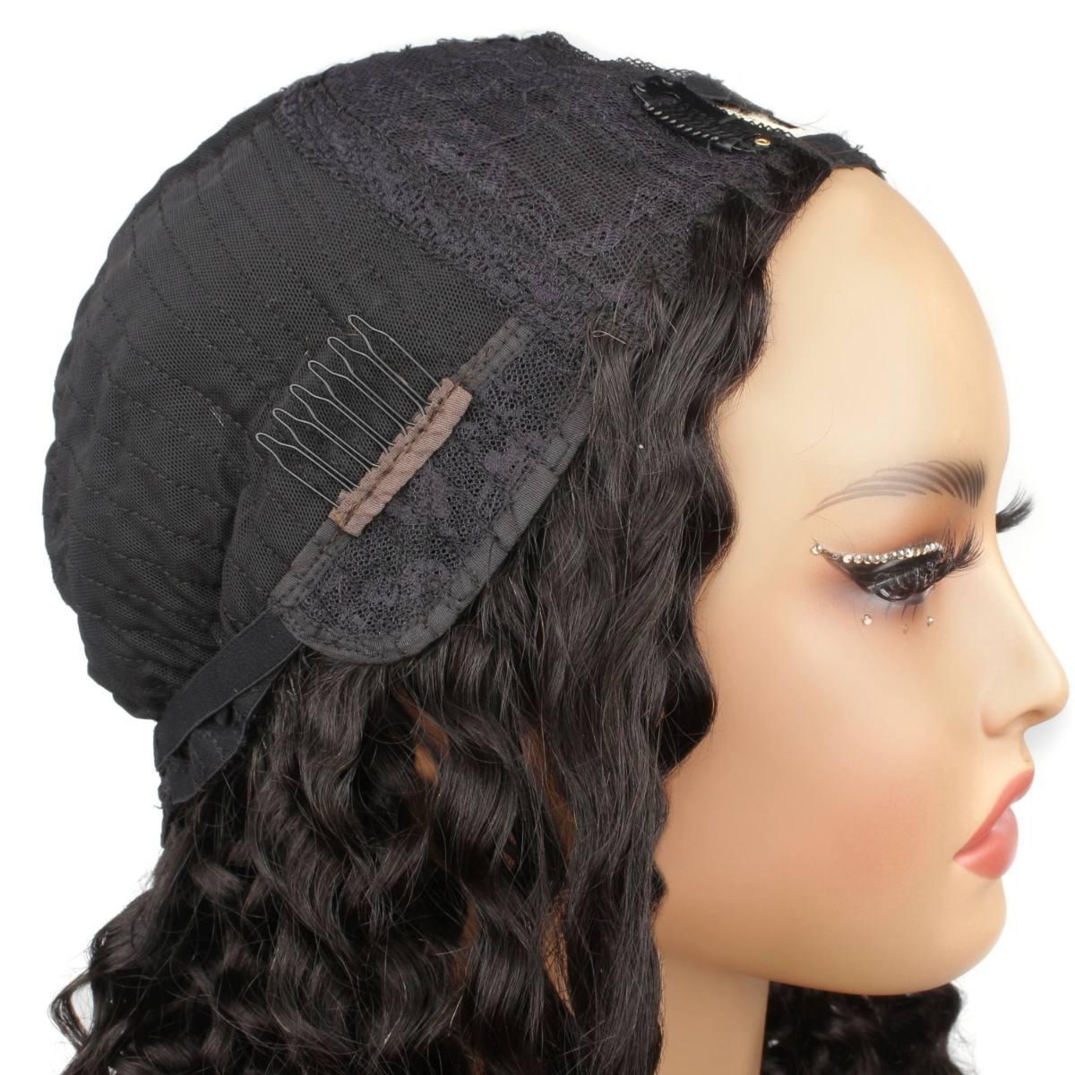 Italian Curl V Part 100% Human Hair Wig - Image 8
