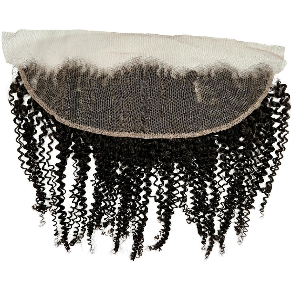 Jerry Curl 13x4 Transparent Lace Human Hair Frontal - Image 5