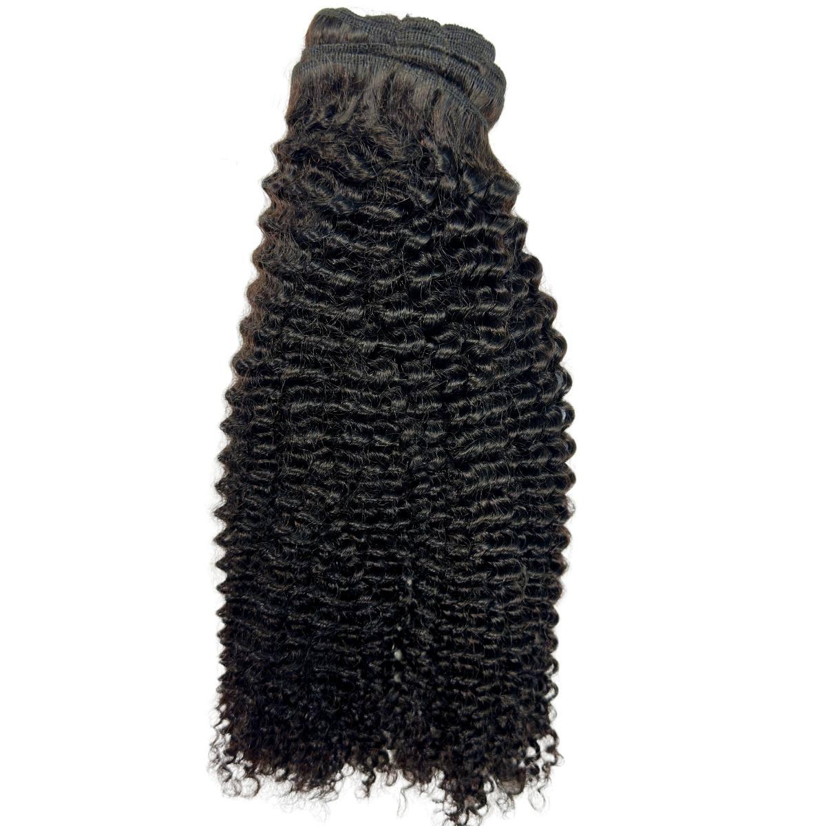 Jerry Curl Clip-In 100% Human Hair Extensions - Image 7