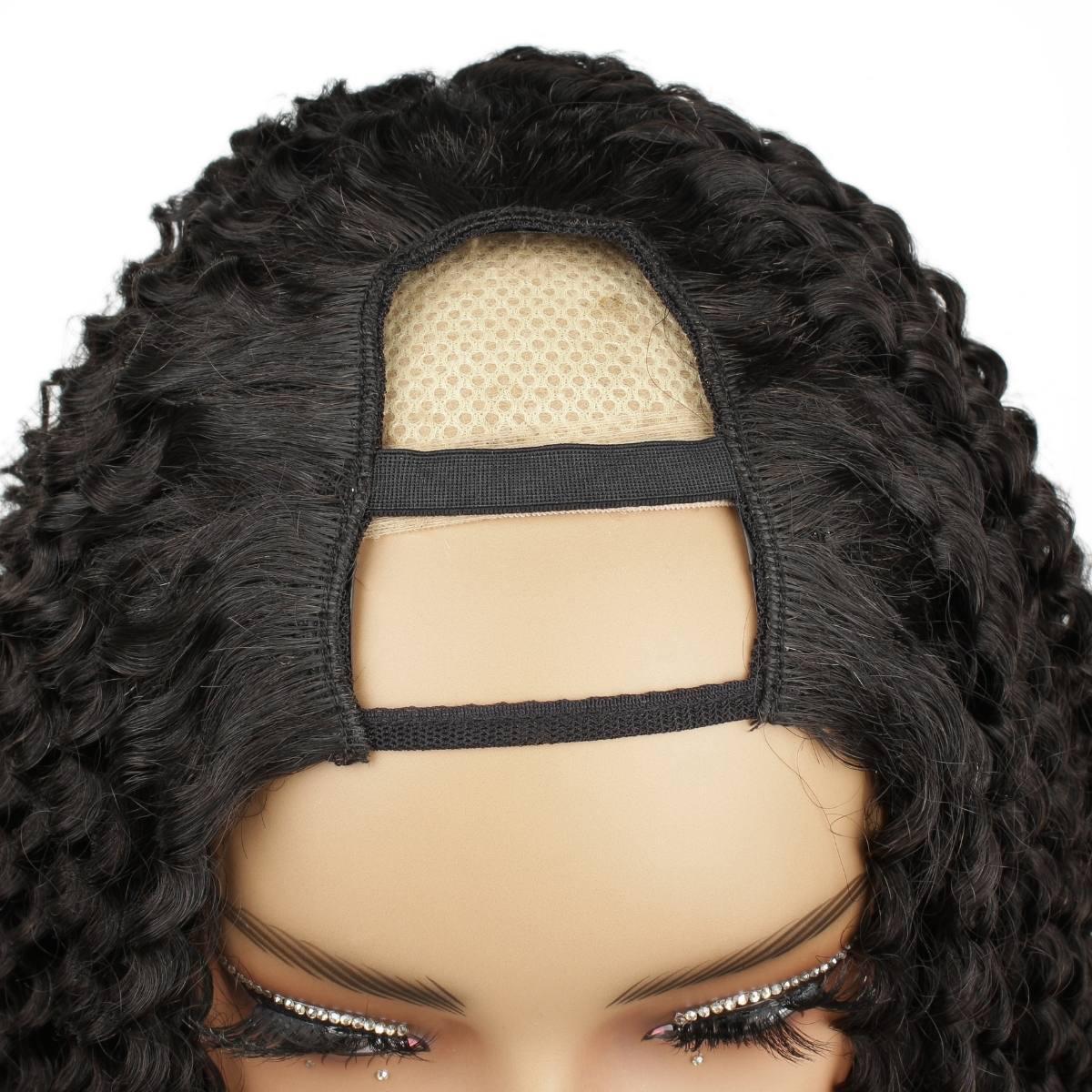 Jerry Curl U Part 100% Human Hair Wig - Image 5