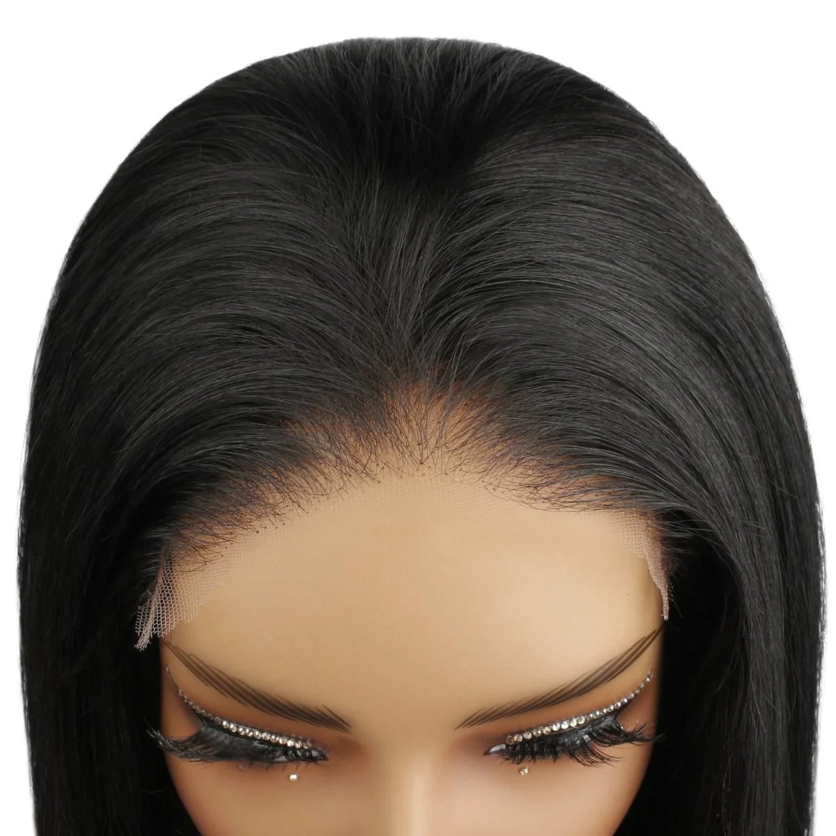 Jet Black 6x6 HD Lace Closure 100% Human Hair Bob Wig - Image 6