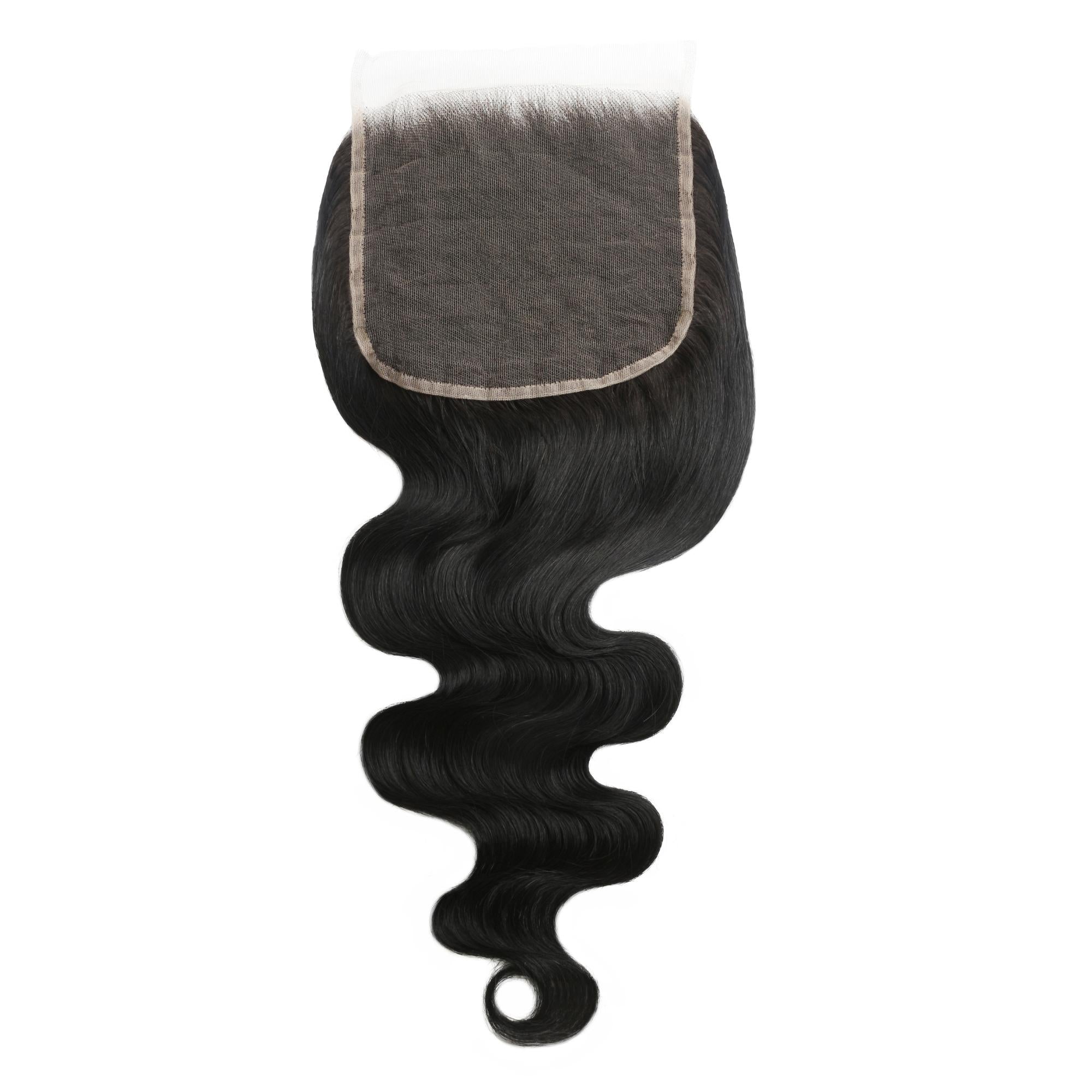 Jet Black Body Wave 6x6 HD Lace Human Hair Closure - Image 5