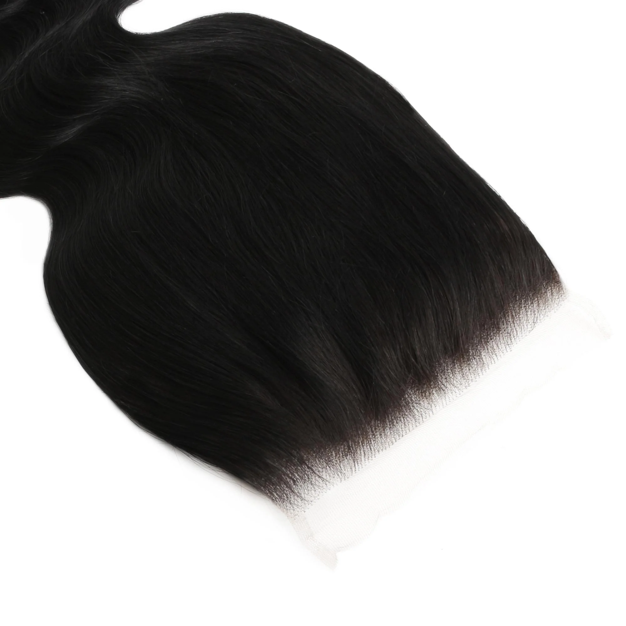 Jet Black Body Wave 6x6 HD Lace Human Hair Closure - Image 6