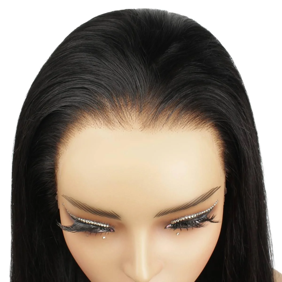 Jet Black Straight 13x4 HD Lace Front Wig - Image 6