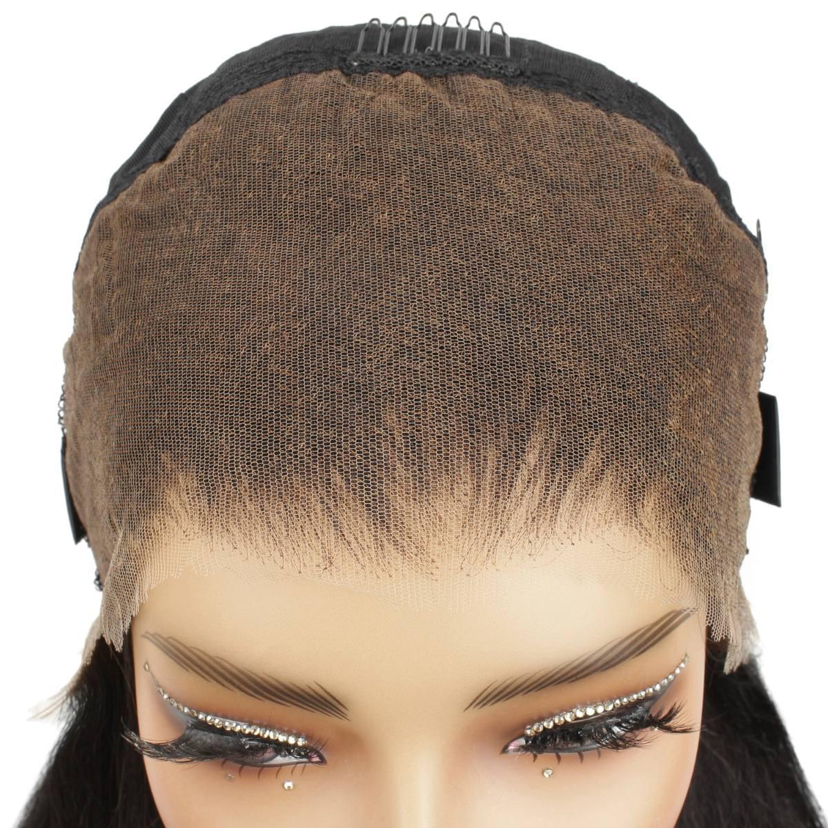 Jet Black Straight 13x4 HD Lace Front Wig - Image 7
