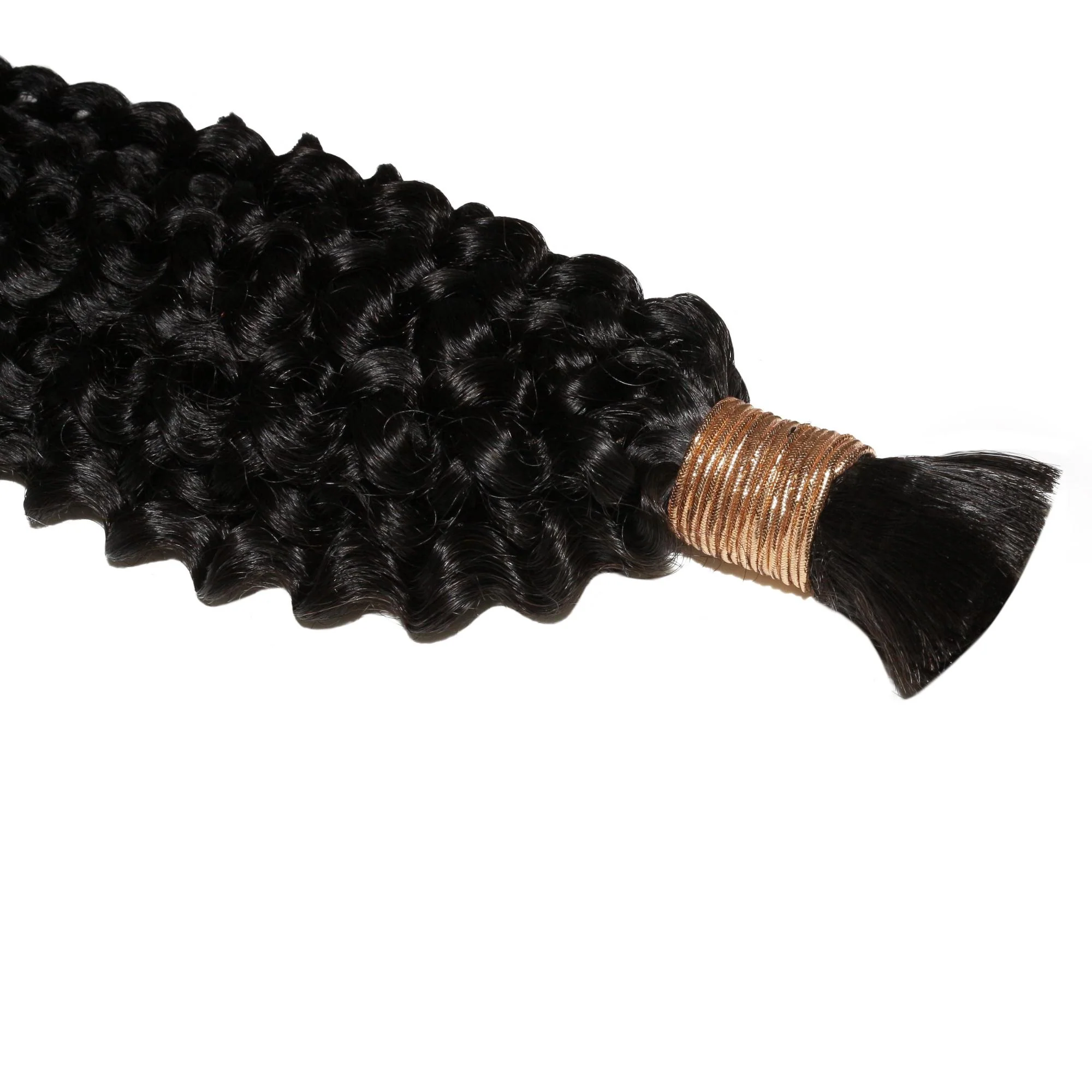 Kinky Curly Bulk 100% Human Braiding Hair - Image 8